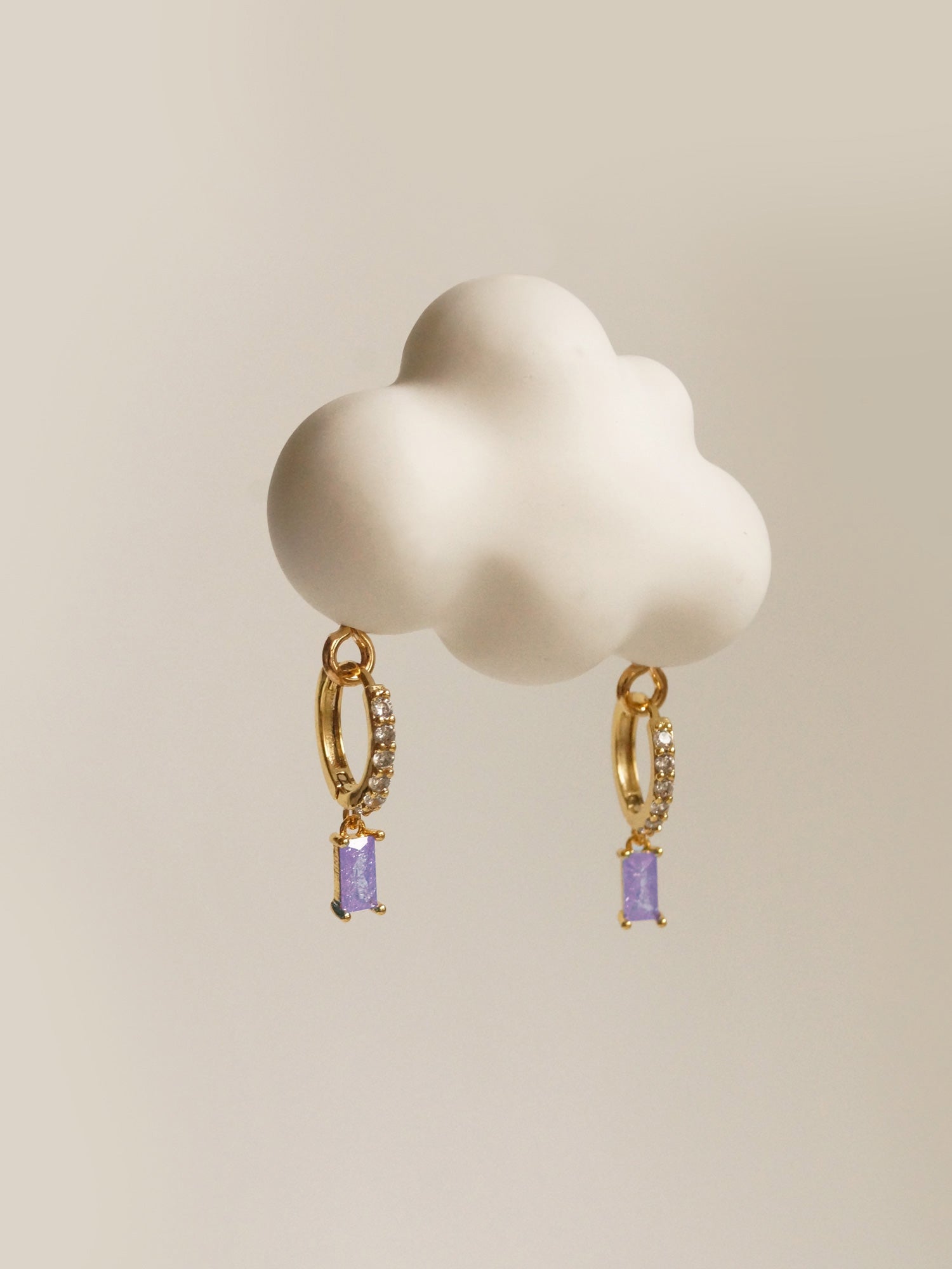 DREAM Huggies - Purple Crush *Plaqué or 18 carats