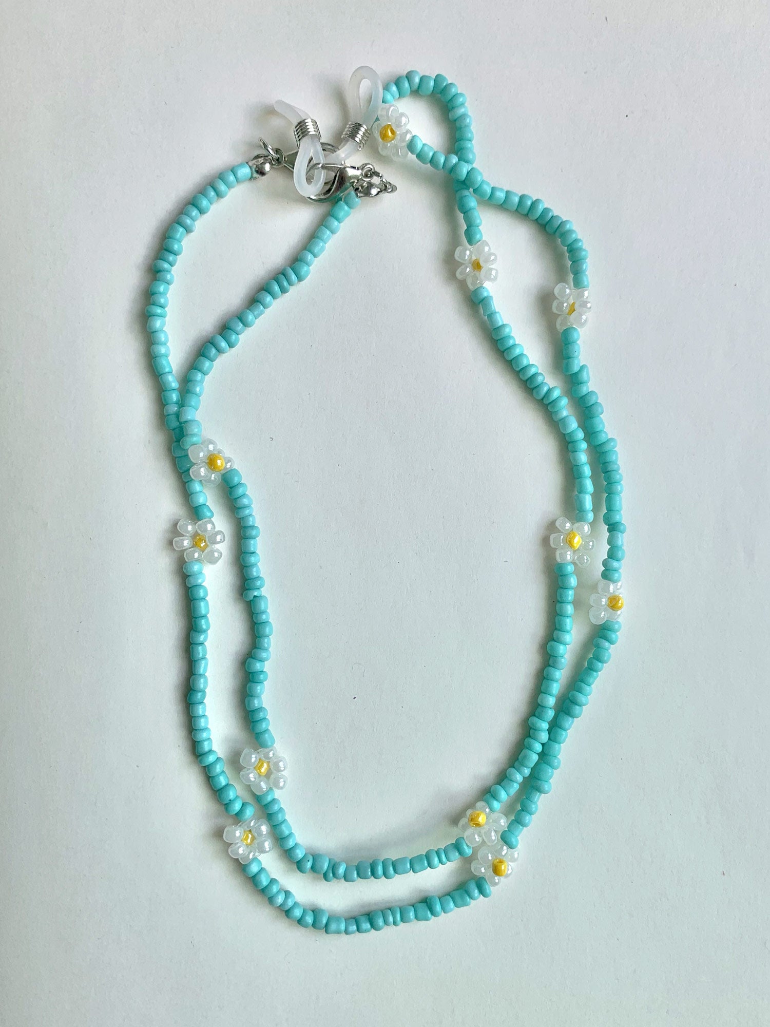 Beaded Mask Chain - Turquoise