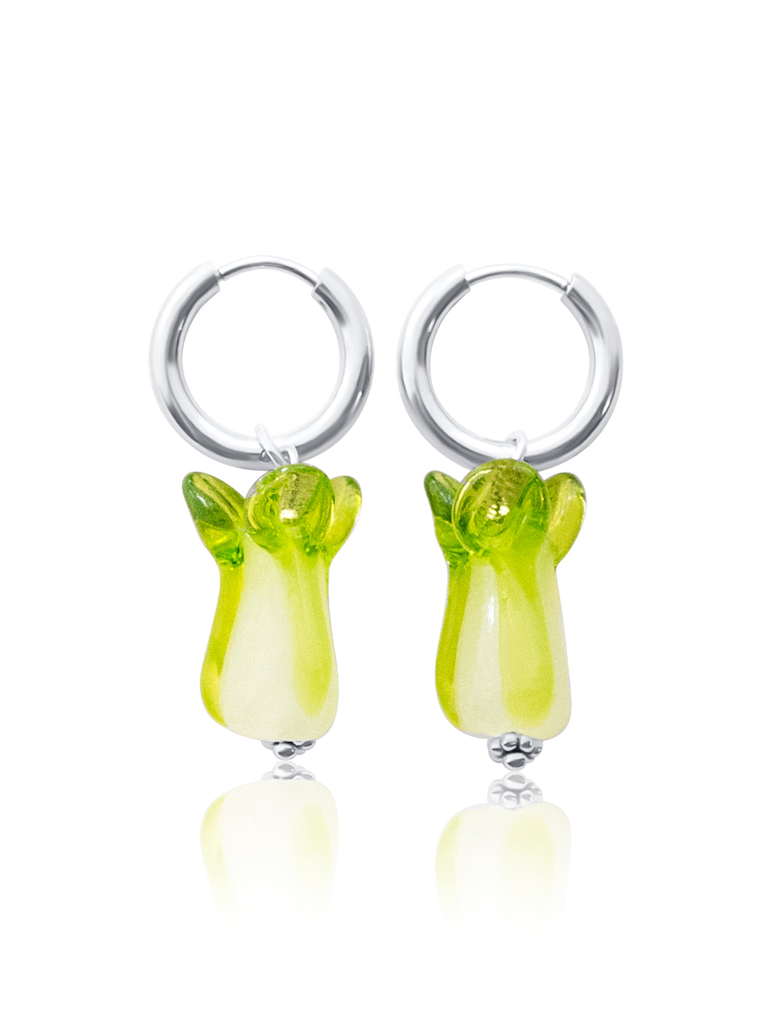 Bok Choy Hoops   Apple Green  Silver1 1