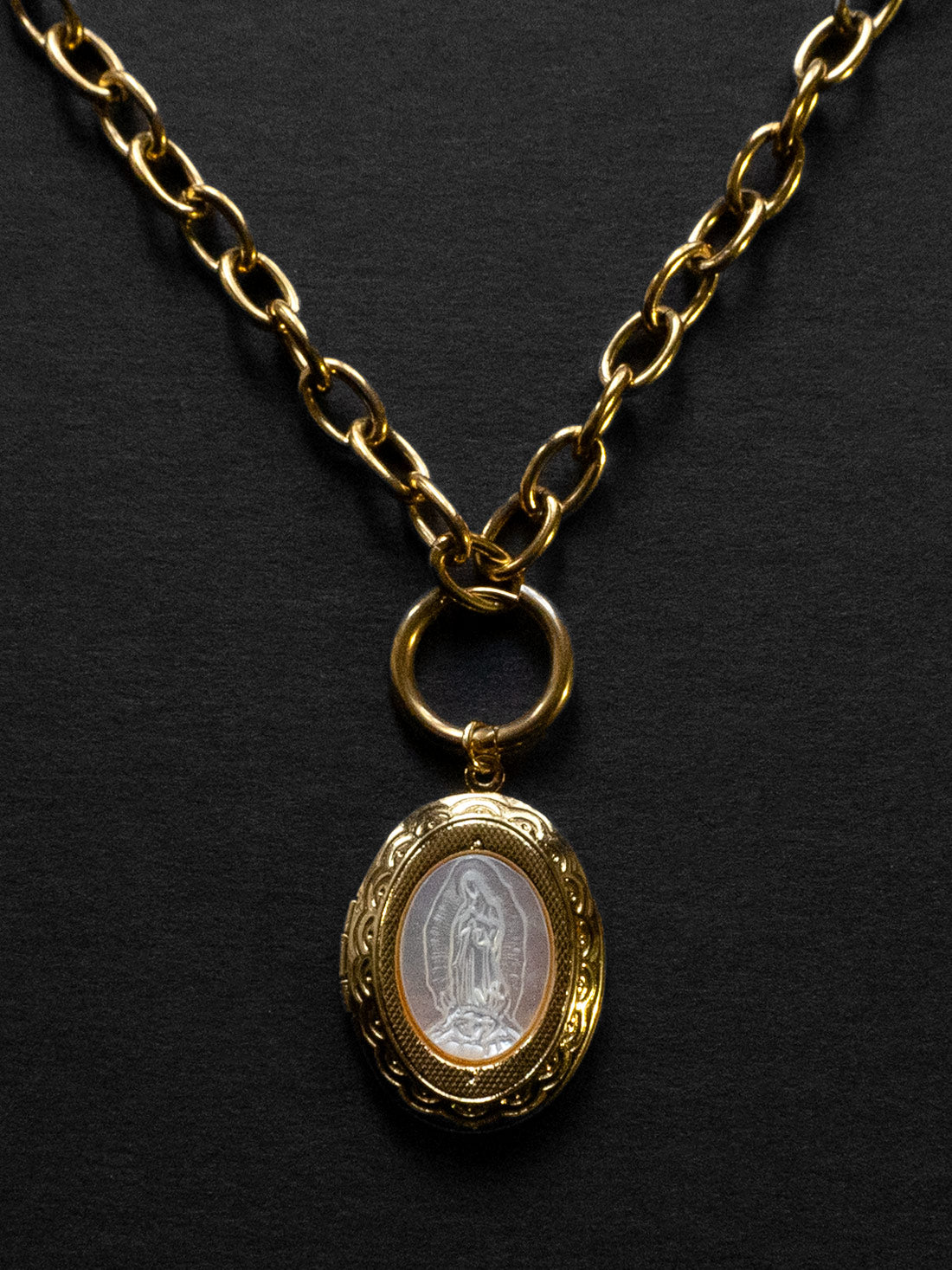 Chunky Gold Chain Necklace  - Our Lady
