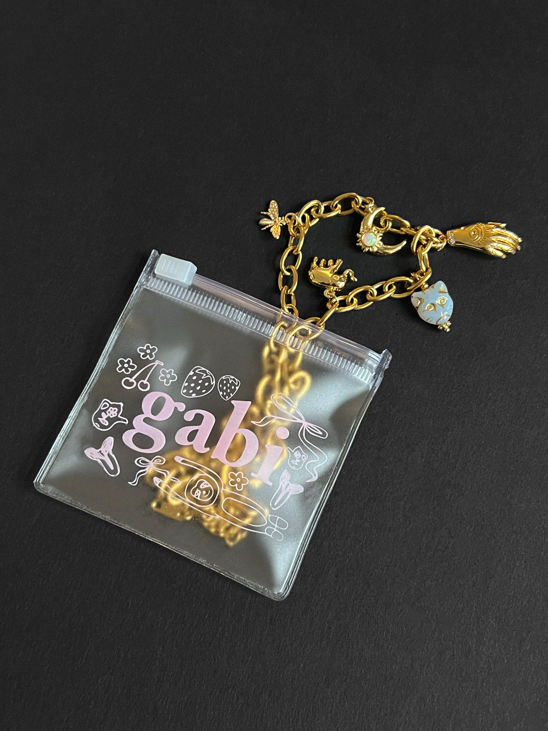 Chunky Gold Talisman Necklace - Evil Eye Hand Charm