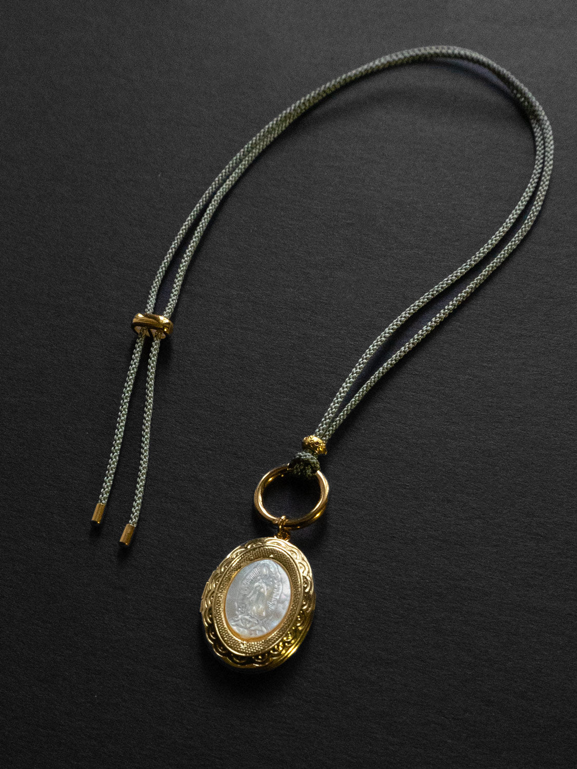 Cord Necklace, Winter Mint  - Our Lady