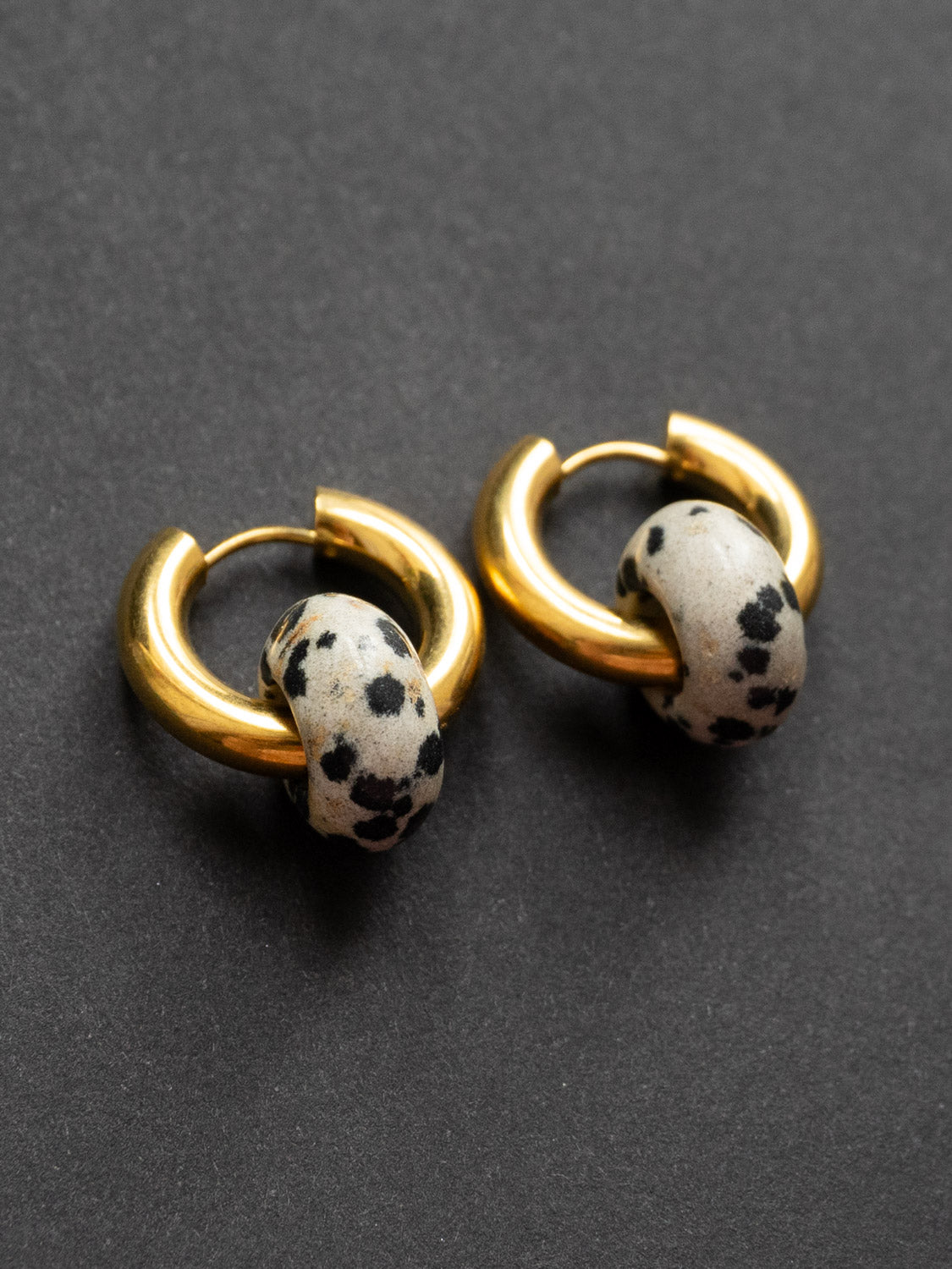 Donut Hoops   Little Stone  Polka Dot