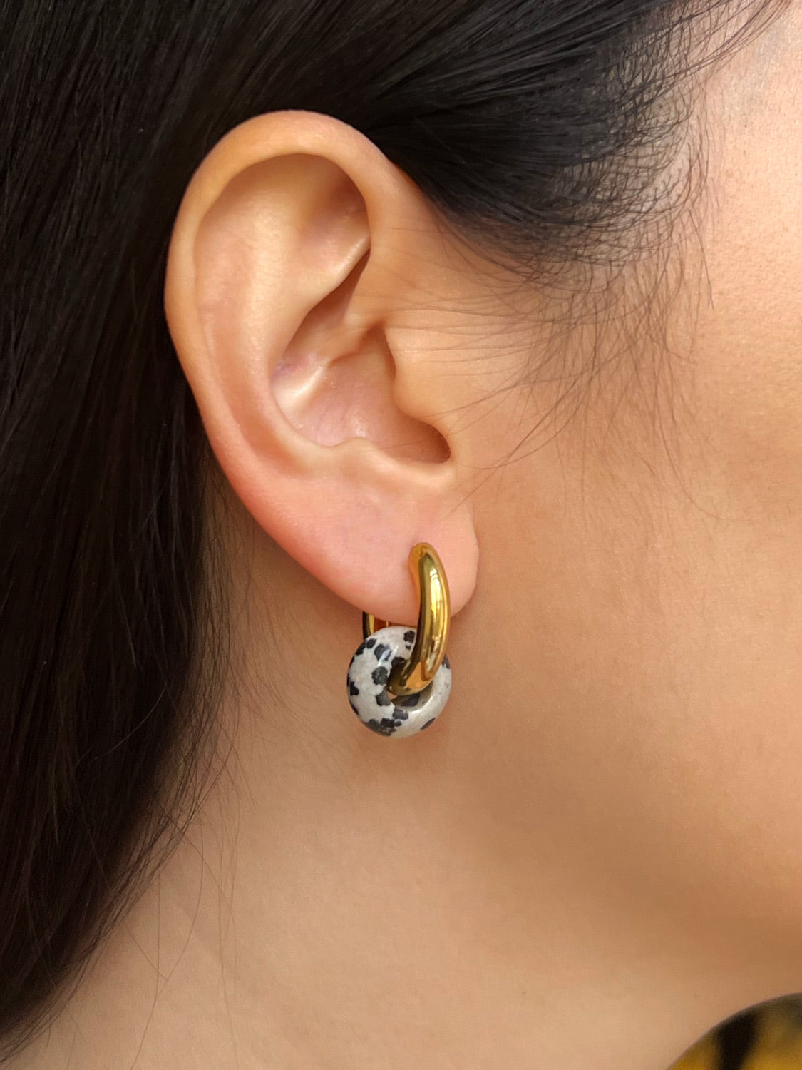 Donut Hoops   Little Stone  Polka Dot5