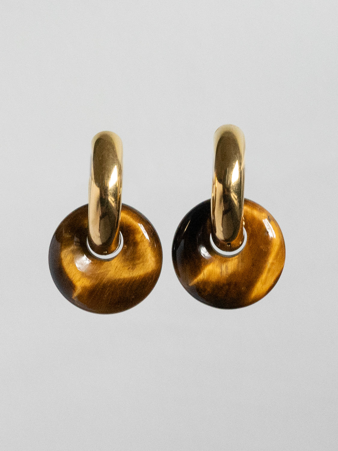 Mini Zodiac Occhio di Tigre Pendente con Catena - Le Origini Mini Zodiac Occhio di Tigre Pendente con Catena - Le Origini