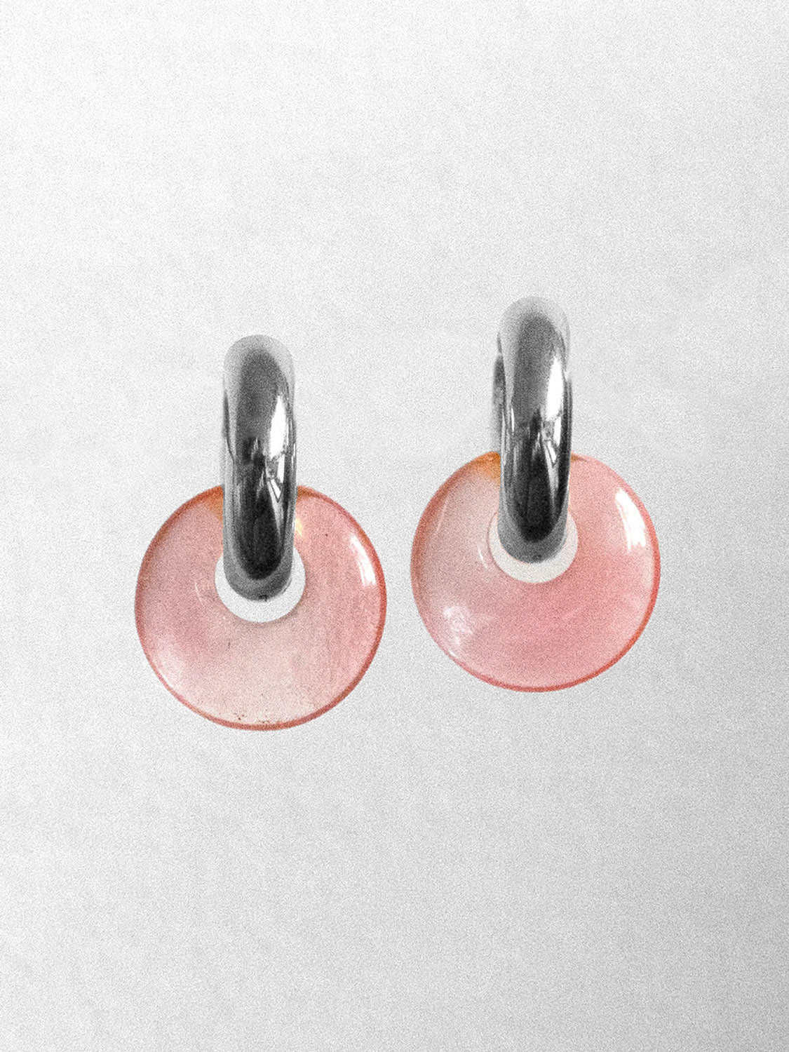 Donut Hoops, Gold V2 - Watermelon Pink