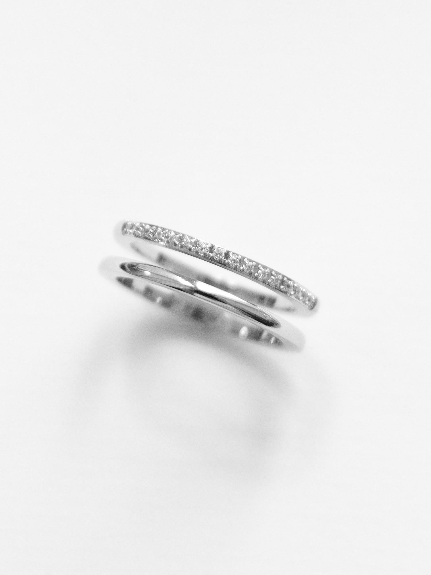 Double Lined Ring  Stainless Steel   Silver2 1b3811a3 43ec 48ee badc 06c660efe71c