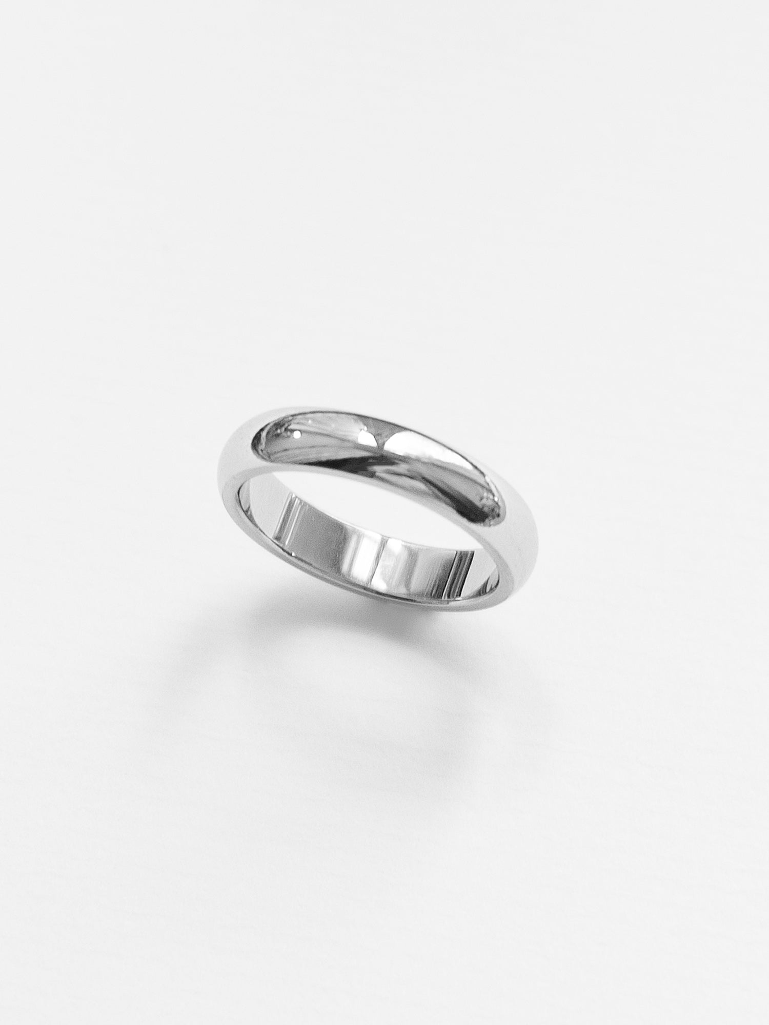 Essential Silver Ring  Stainless Steel 4mm