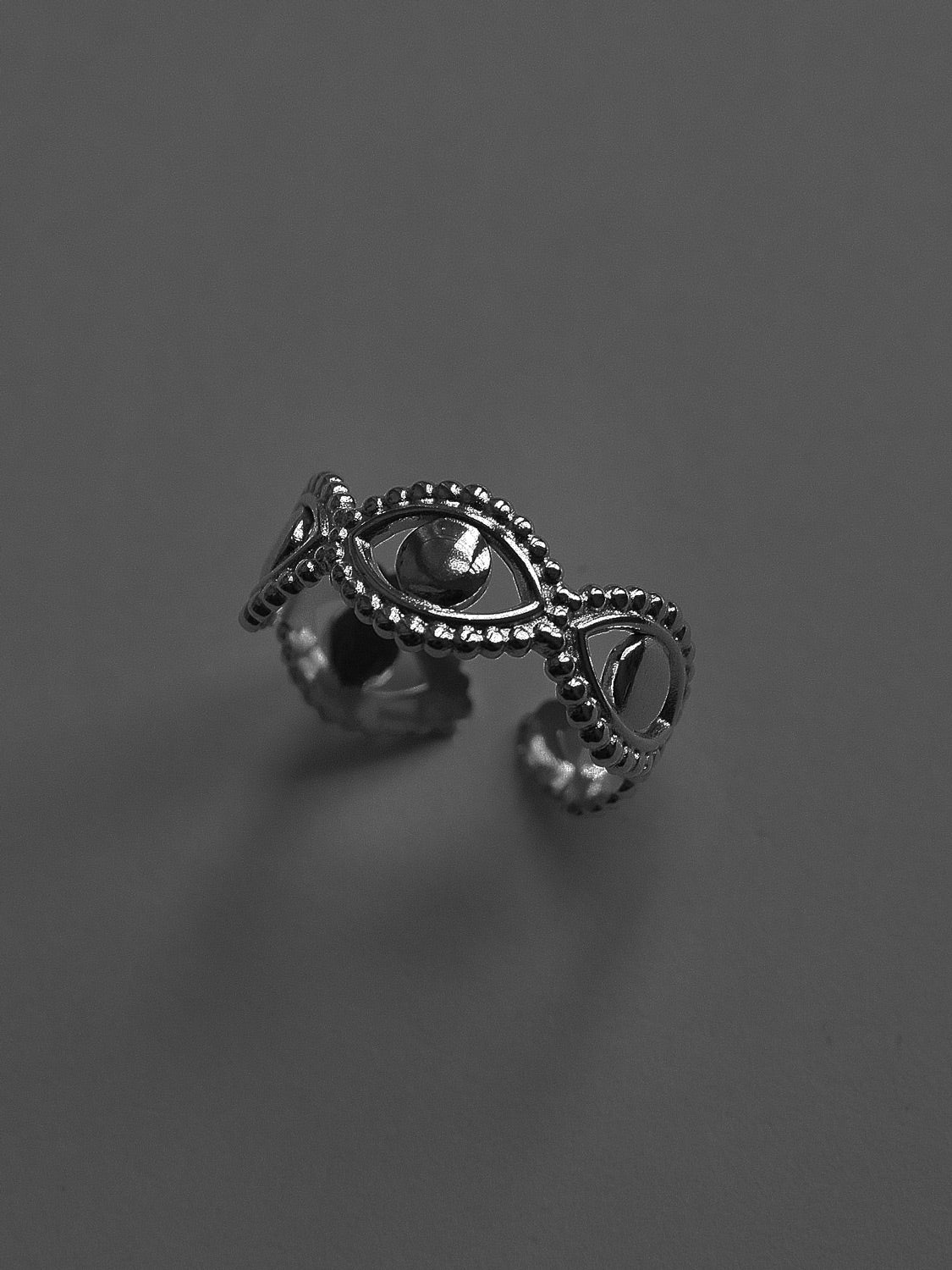 Eye of Horus Infinity Ring   Silver2