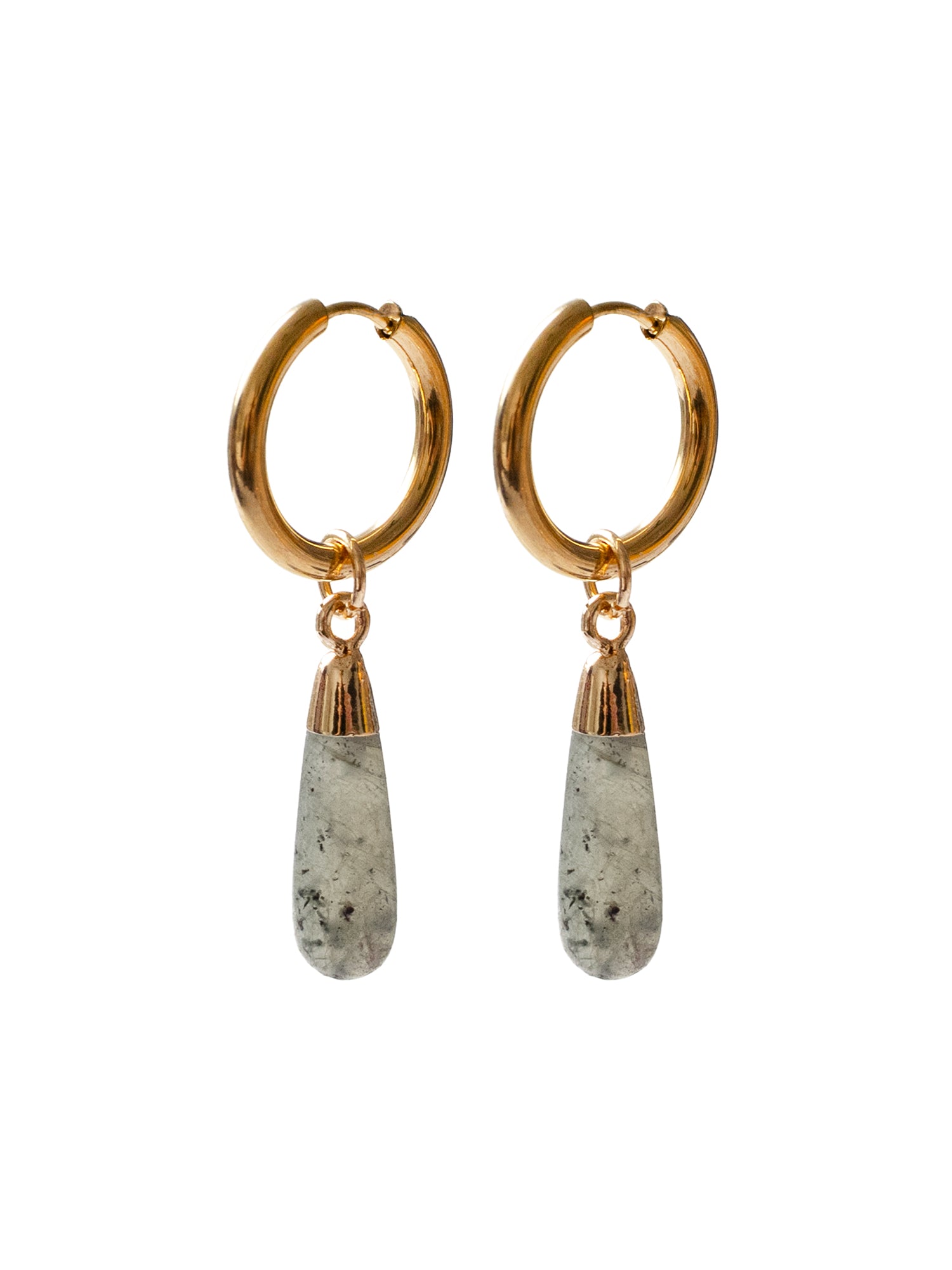 Flow Stone Hoops - Grey Galaxy