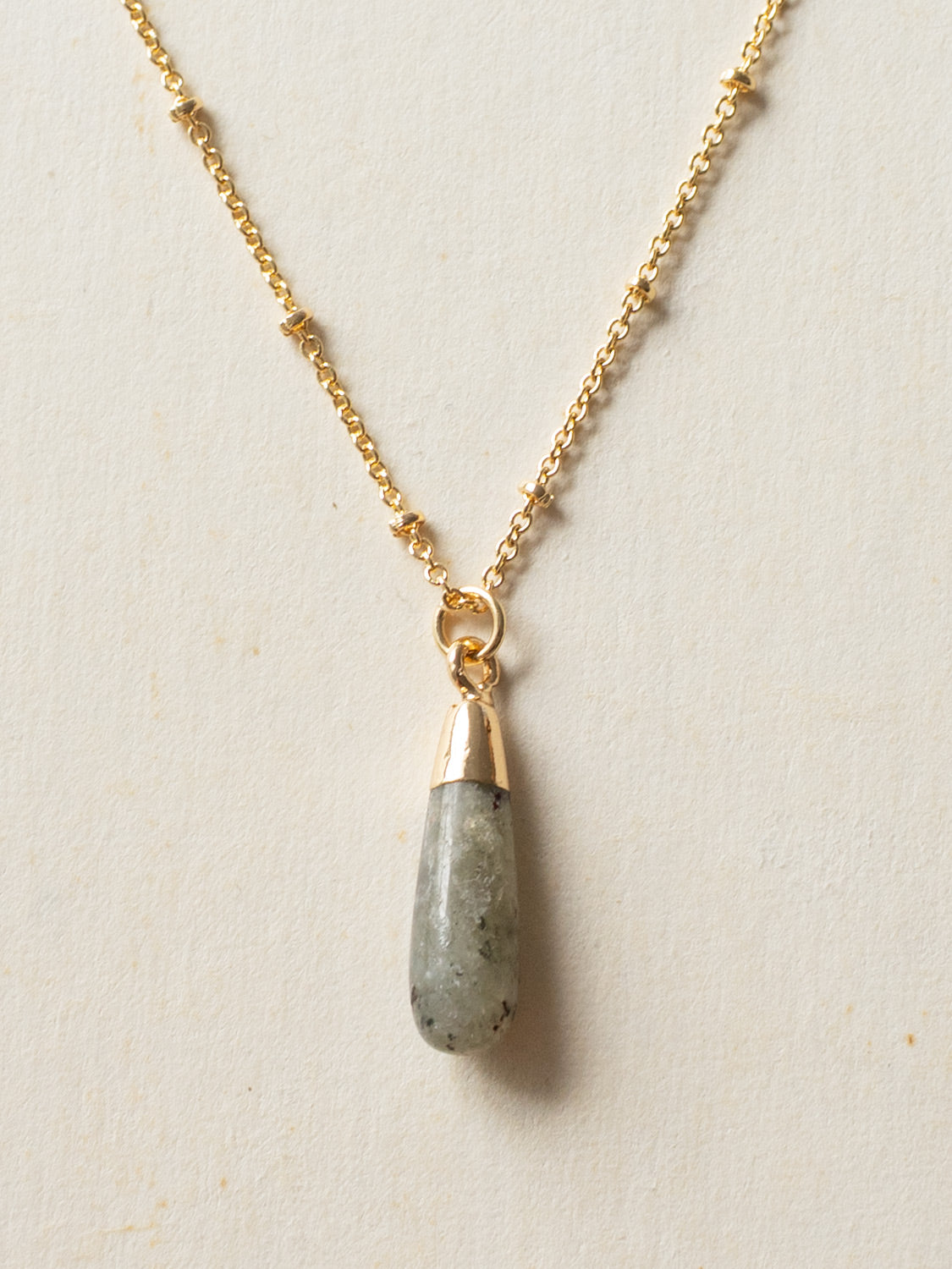 Flow Stone Necklace   Grey Galaxy