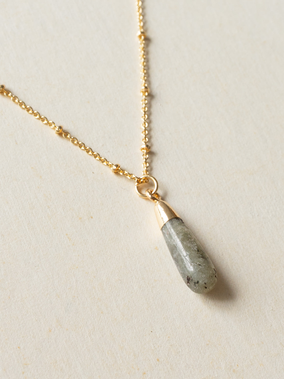 Flow Stone Necklace - Grey Galaxy