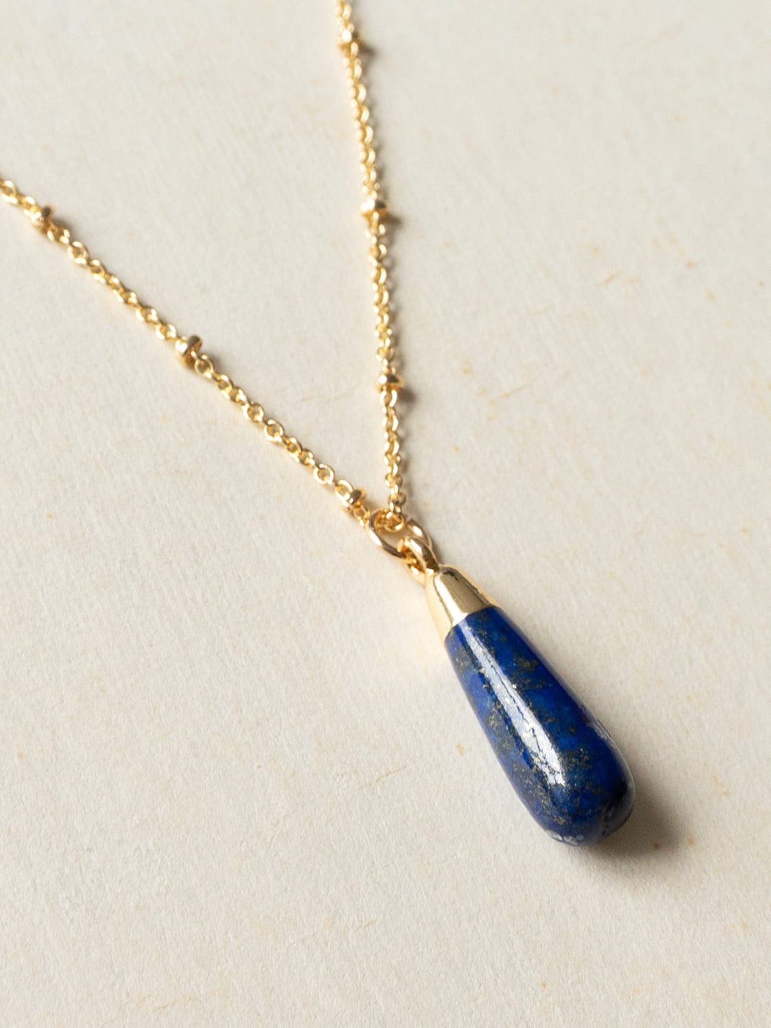 Flow Stone Necklace   Lapis Lazuli