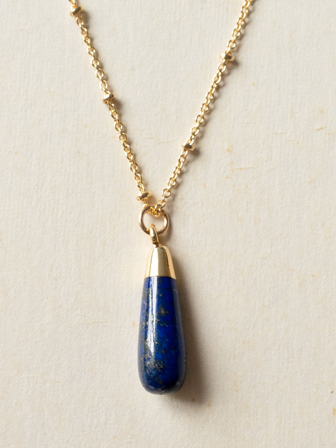 Flow Stone Necklace - Lapis Lazuli