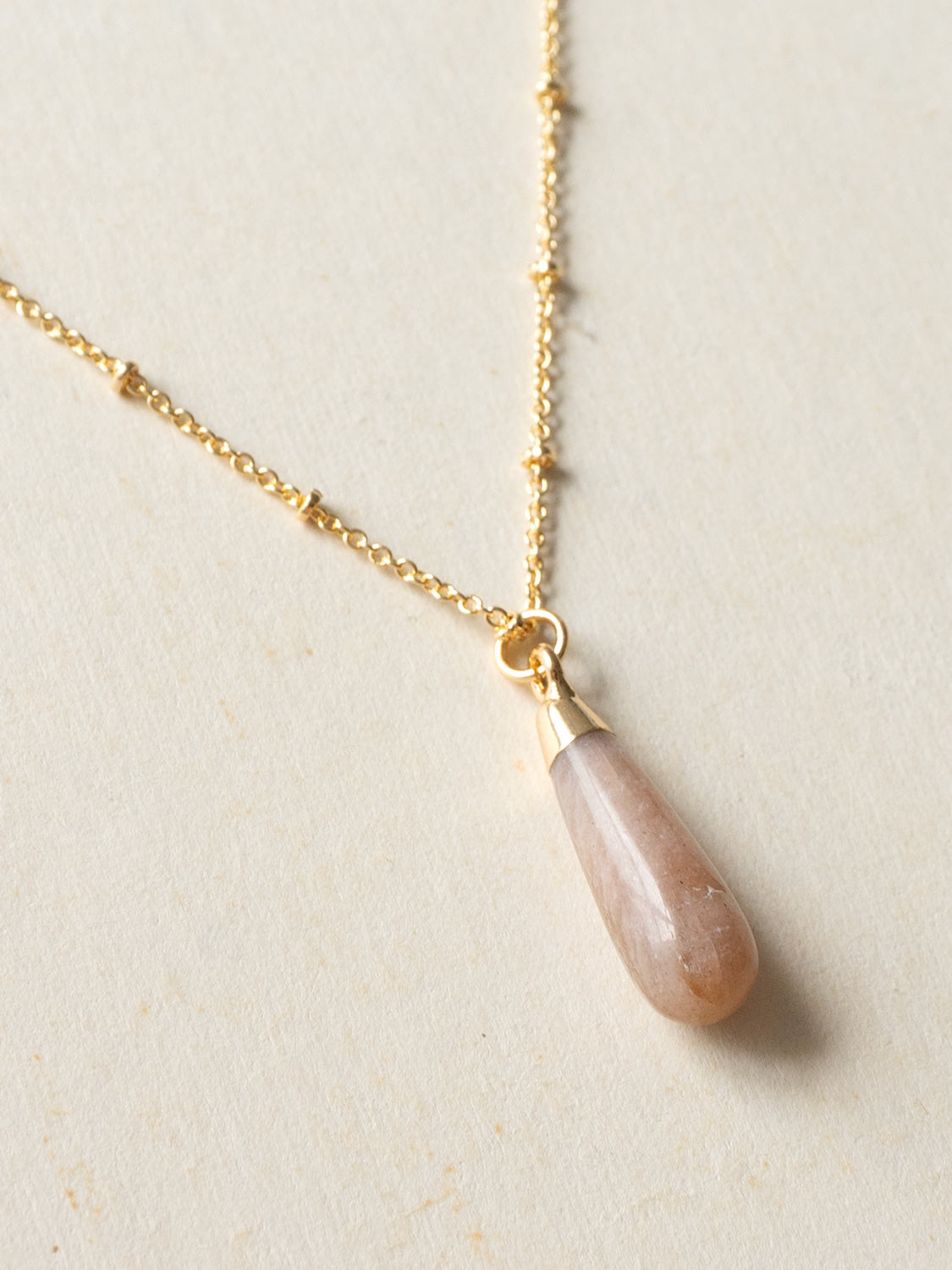 Flow Stone Necklace   Sunstone