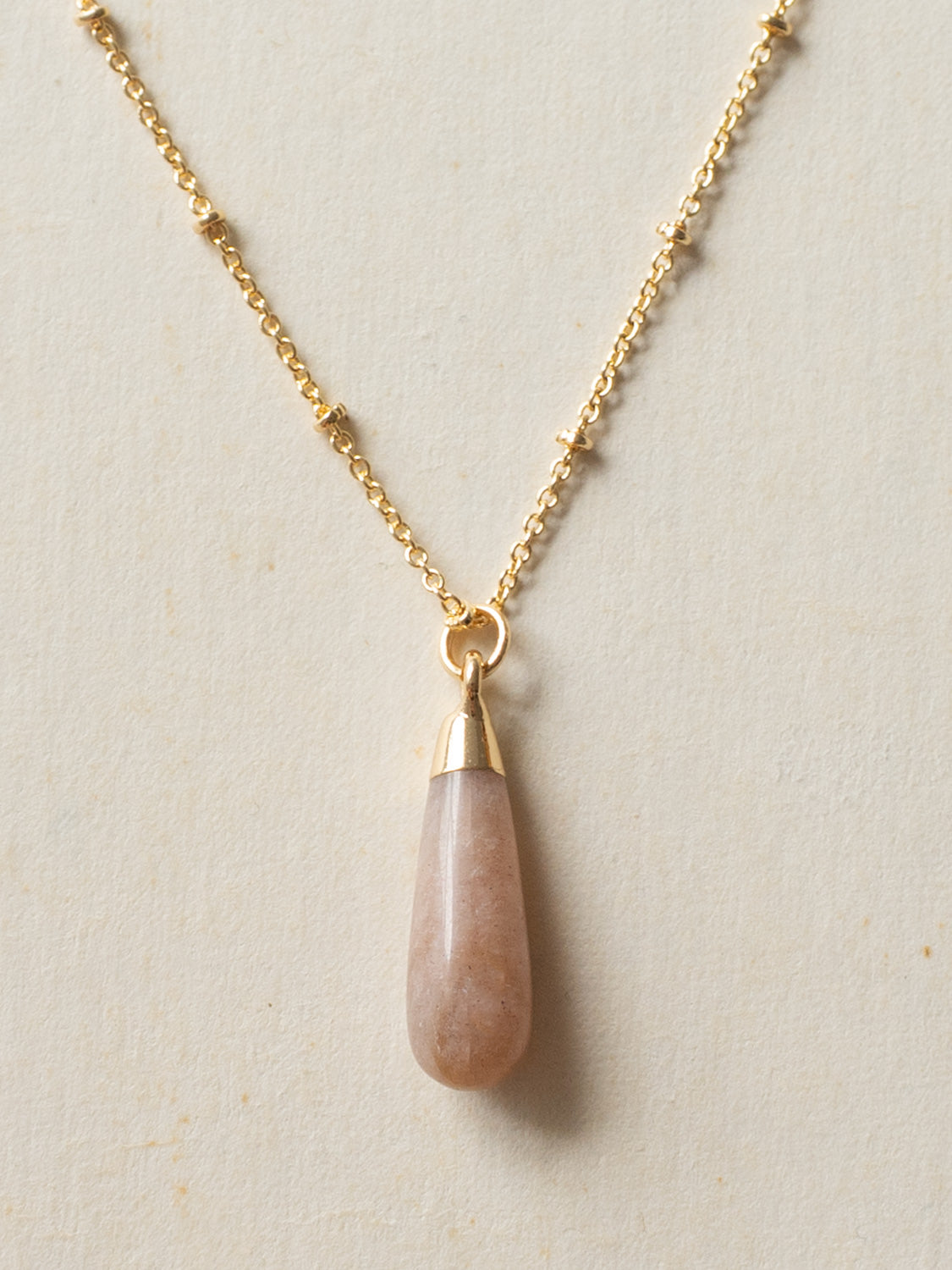 Flow Stone Necklace - Sunstone