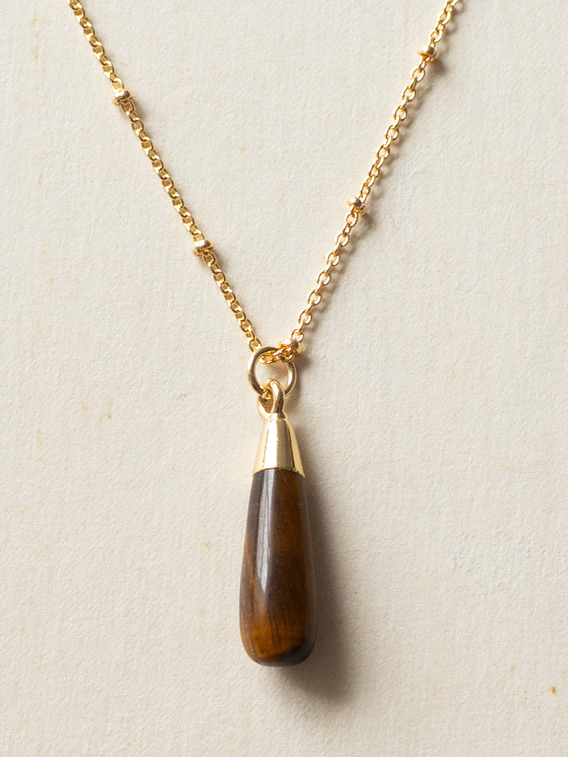 Flow Stone Necklace   Tiger Eye2