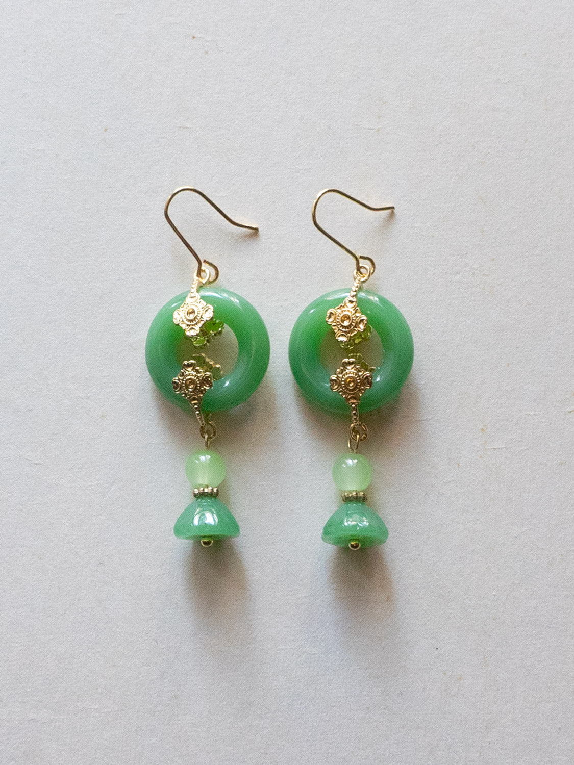 Fortune Green Jade Earrings3
