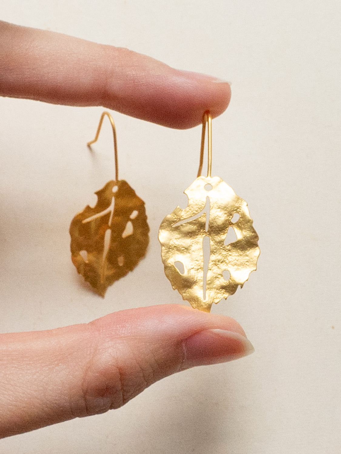 Gold Leaf Earrings