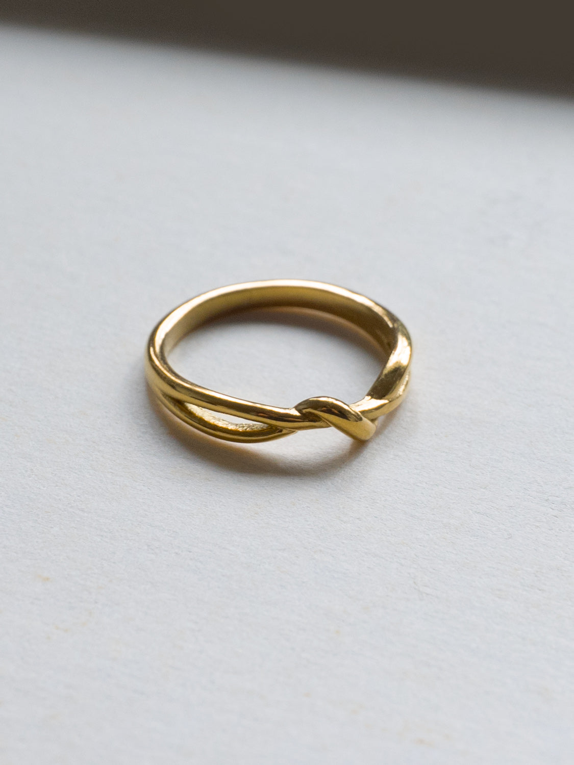 Knot Ring  Stainless Steel   Gold