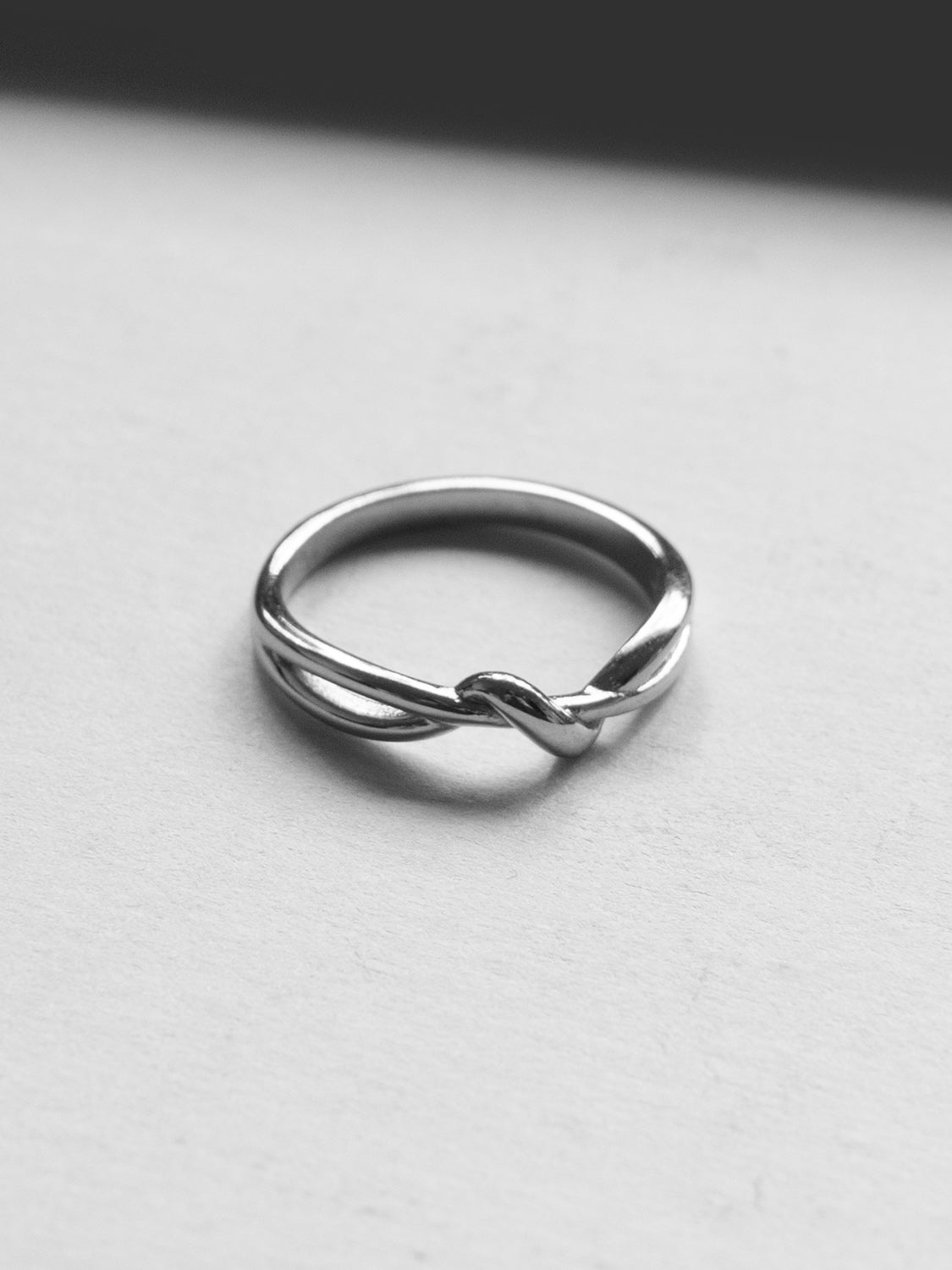 Knot Ring  Stainless Steel   Silver