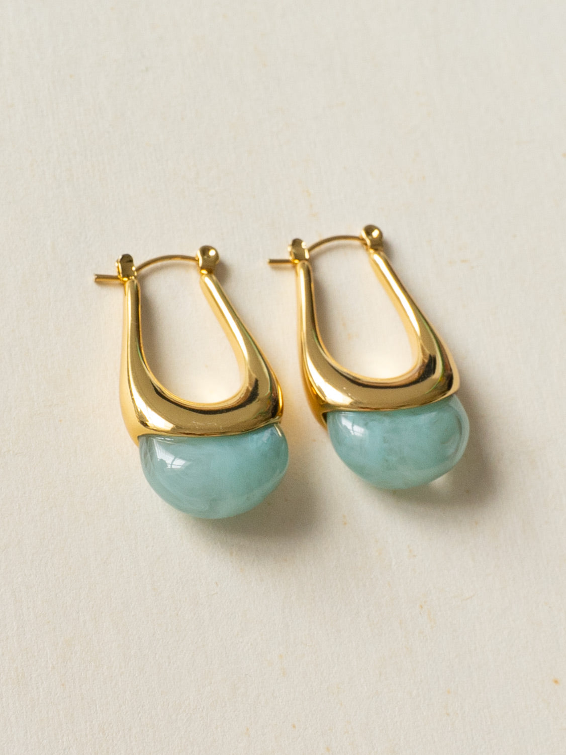 Lucid Dreams Hoops - Blue Resin