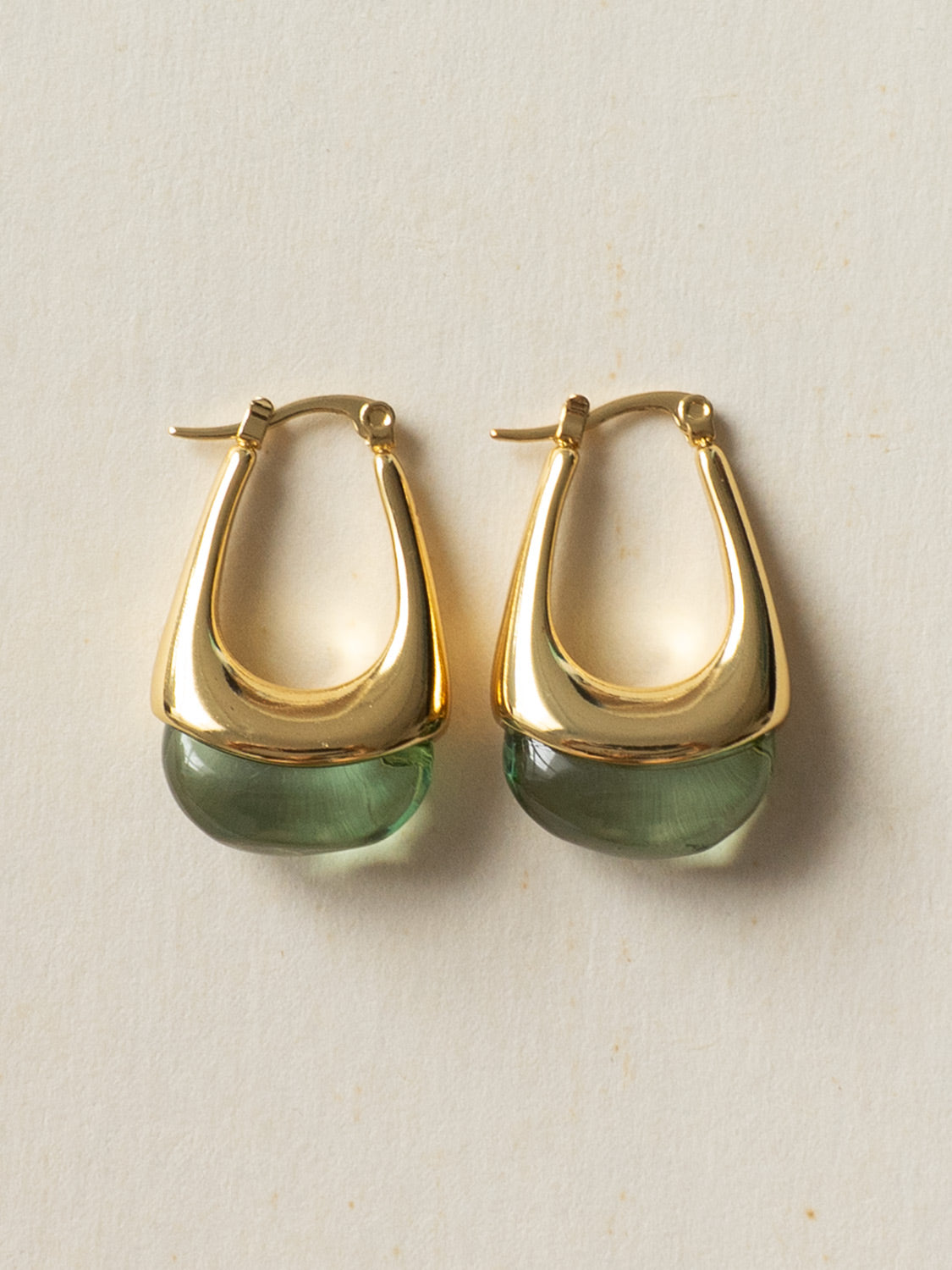 Lucid Dreams Hoops - Clear Mint