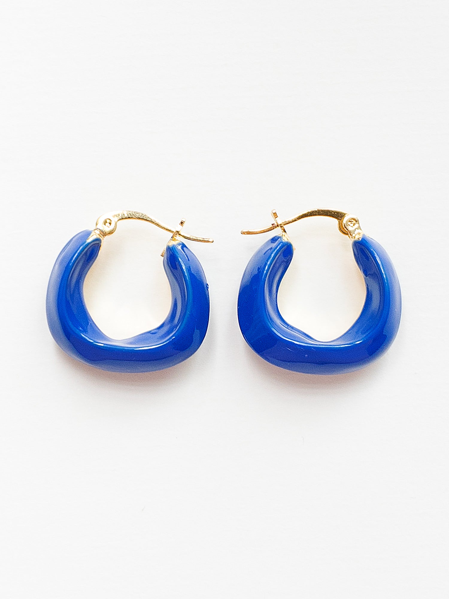 Oracle Enamel Hoops - Blue