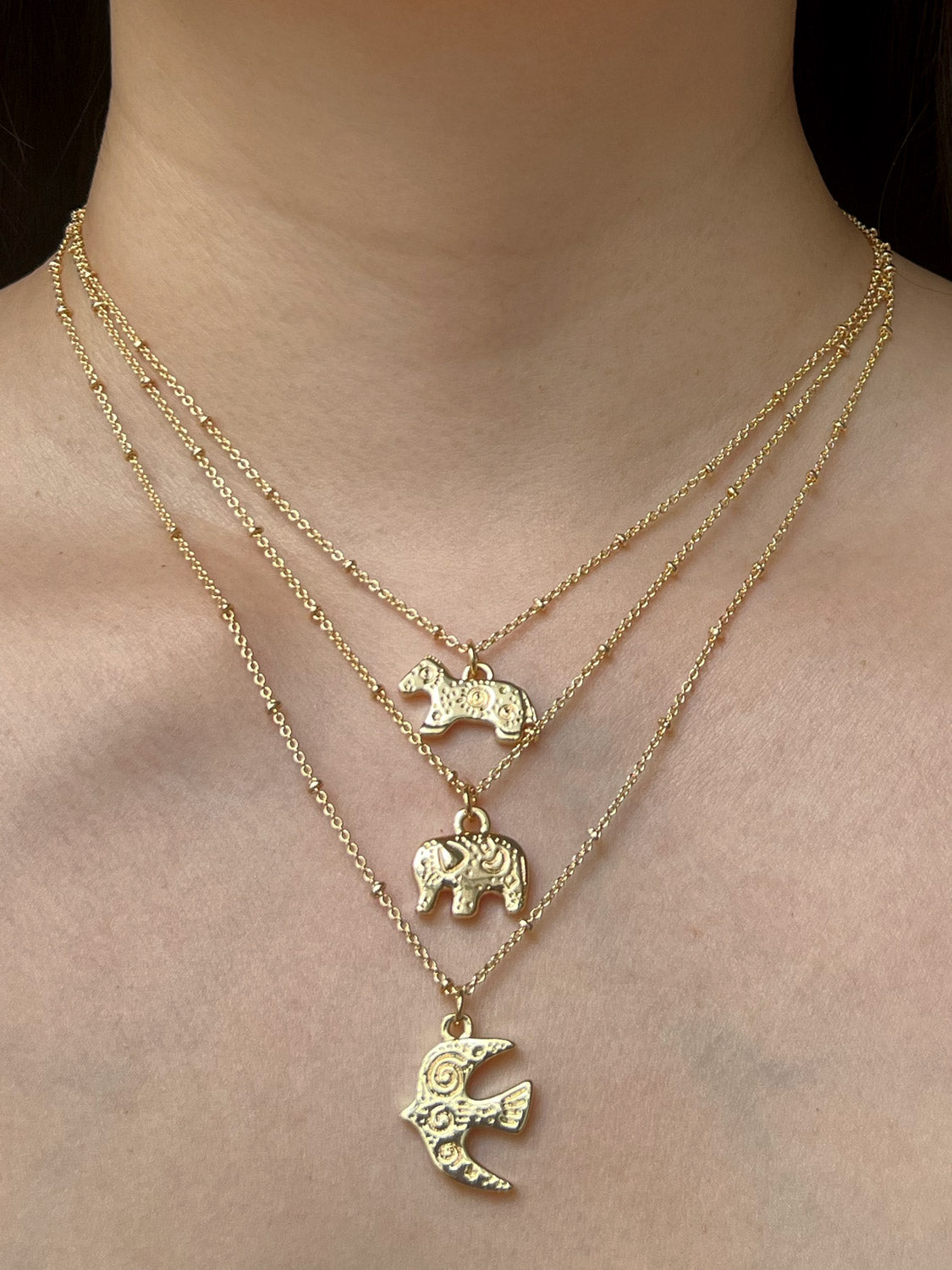 Resort Gold Necklace  Gold2