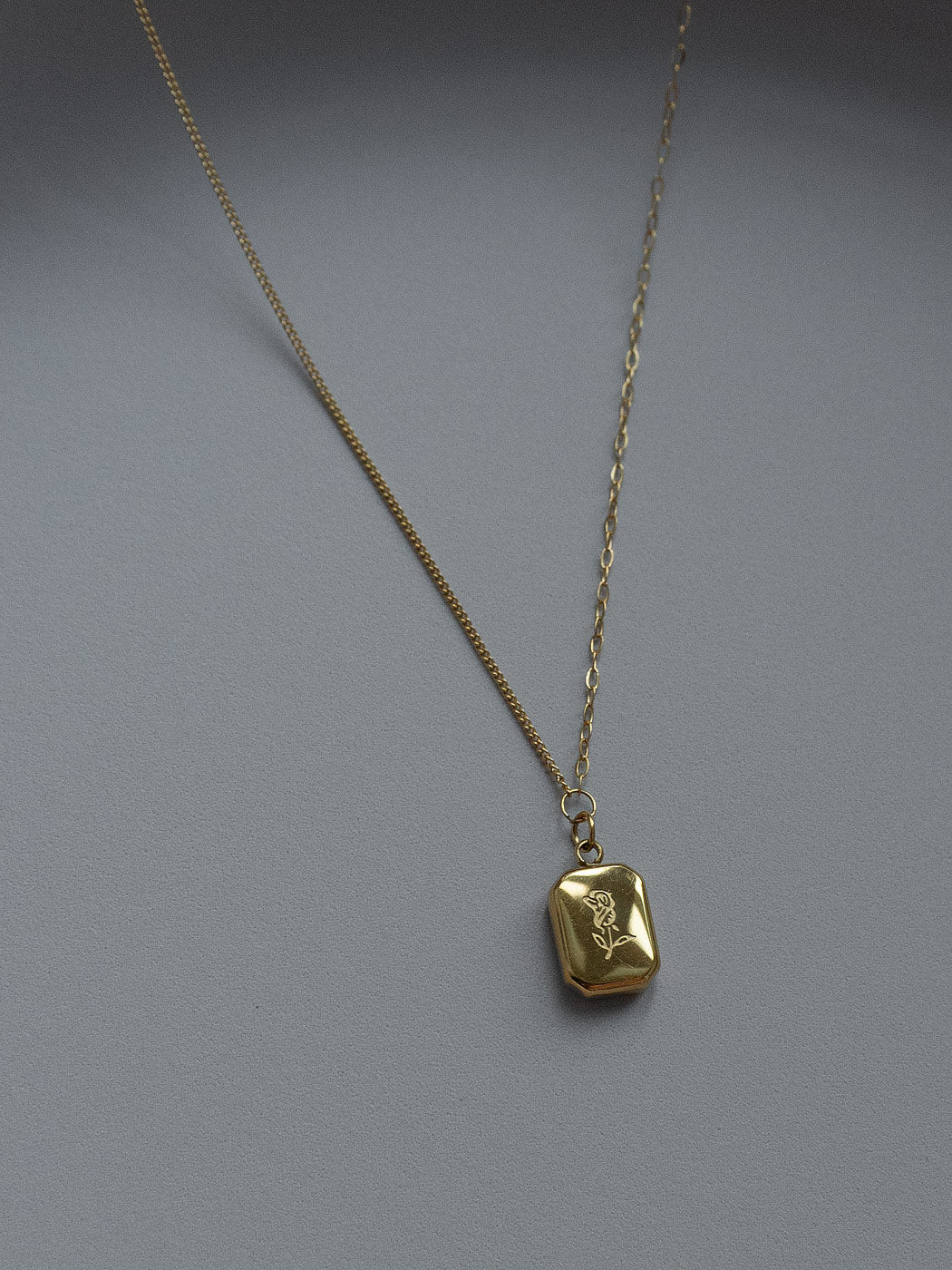 Rose Gold Bar Necklace