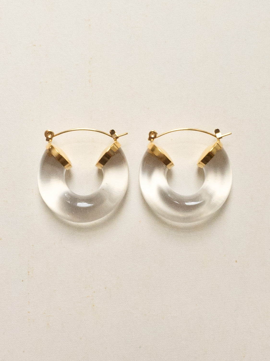 Round Resin Hoops   Clear