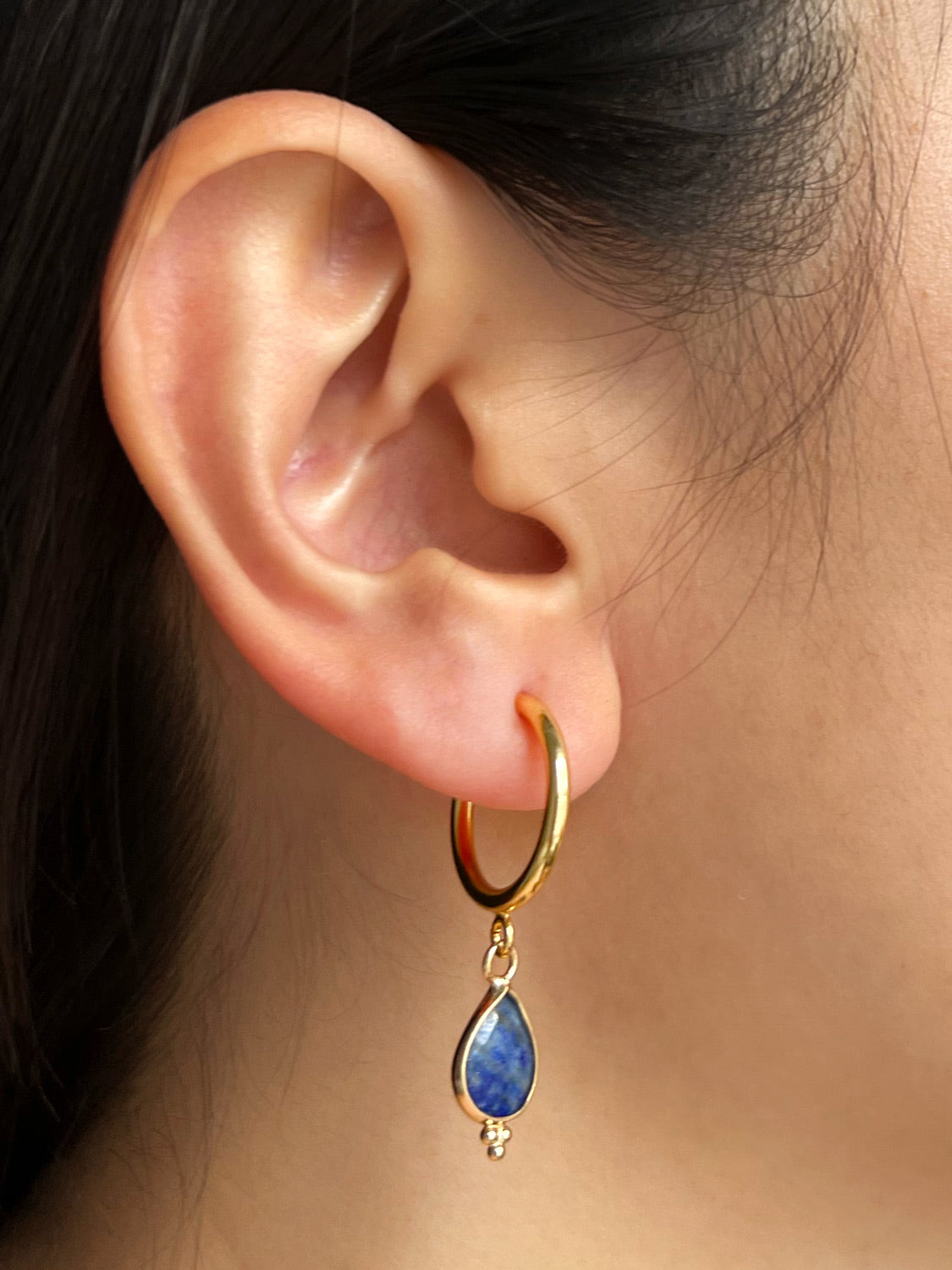 Spiritborn Hoops   Lapis Lazuli