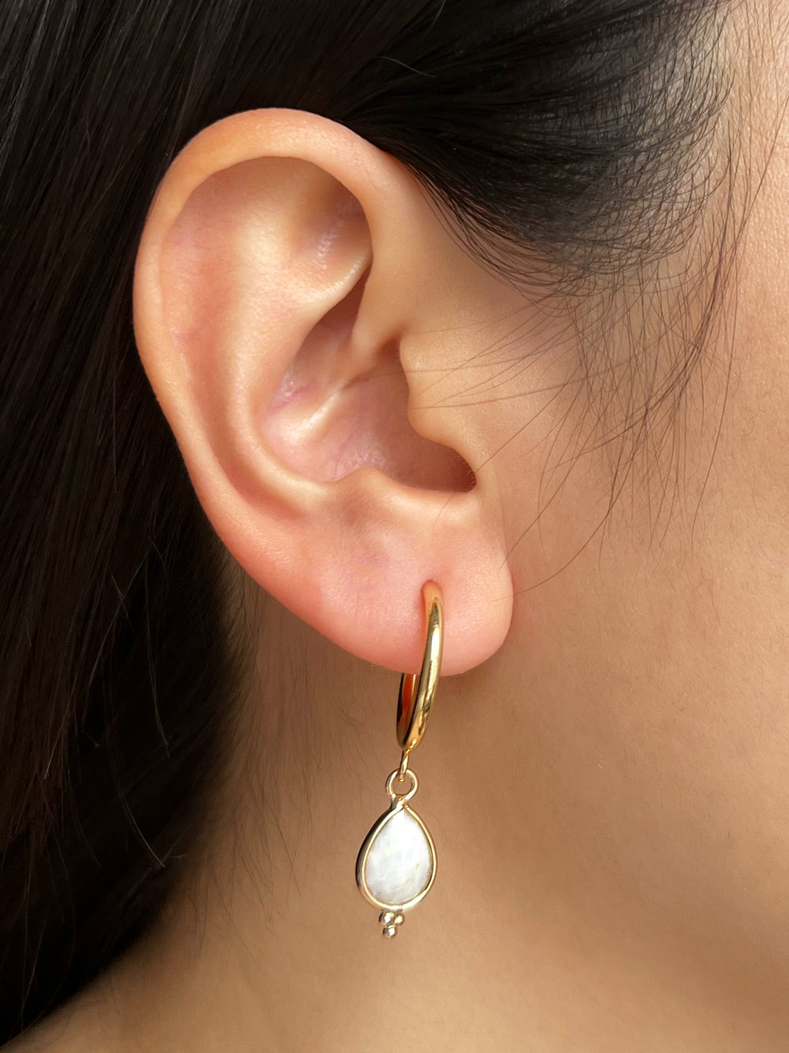 Spiritborn Hoops   White Jade