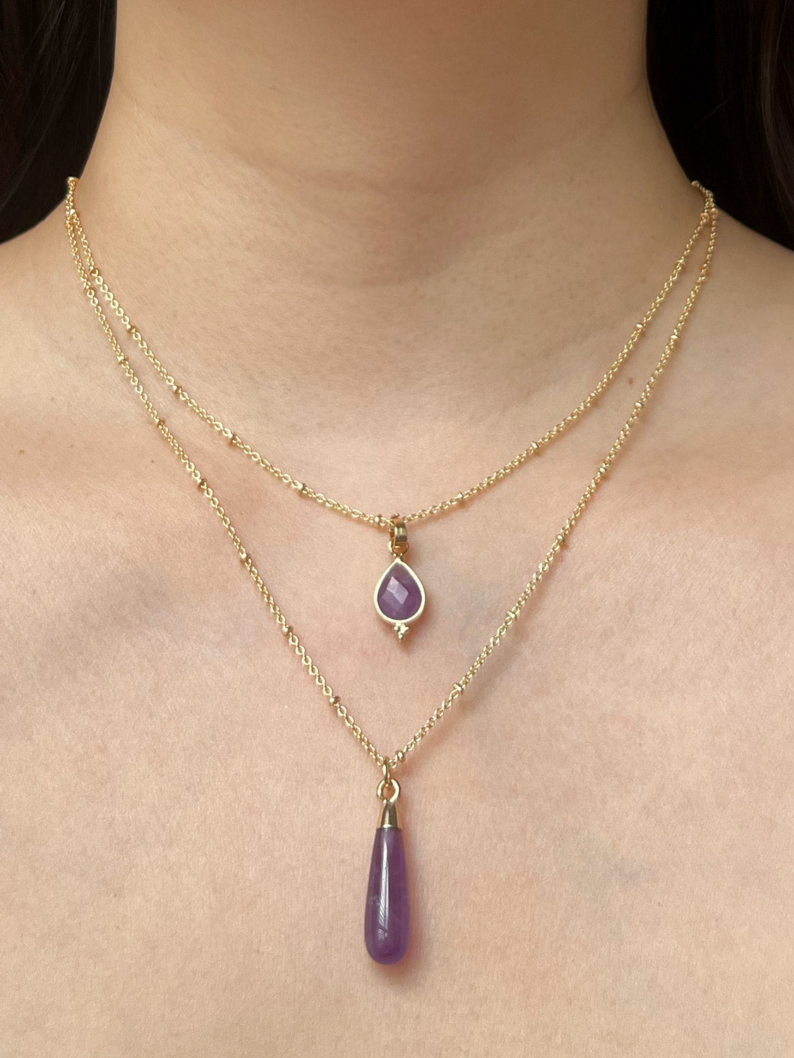Spiritborn Necklace - Amethyst Purple