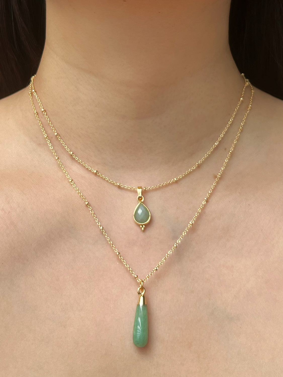 Spiritborn Necklace - Green Aventurine