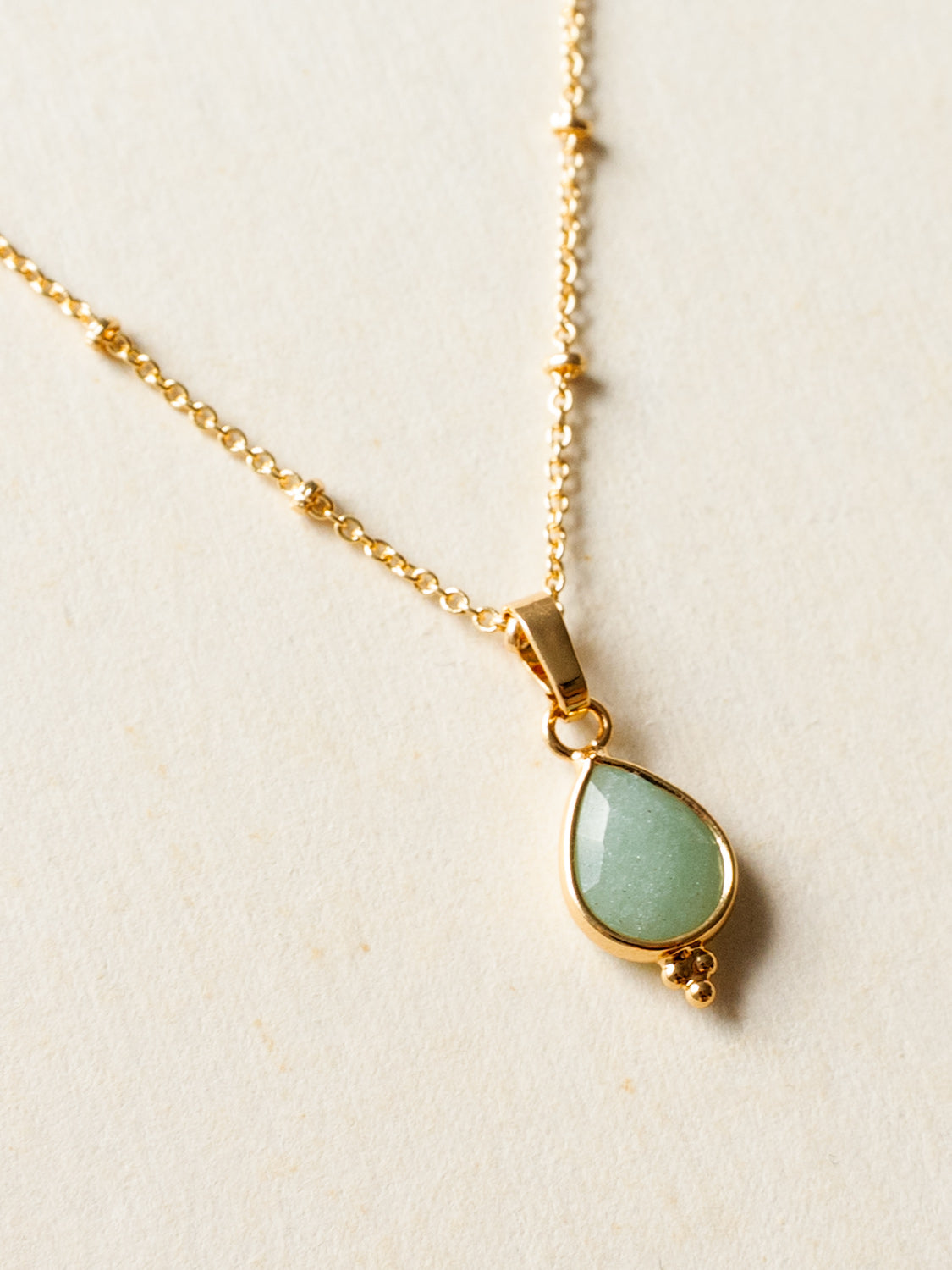 Spiritborn Necklace - Green Aventurine