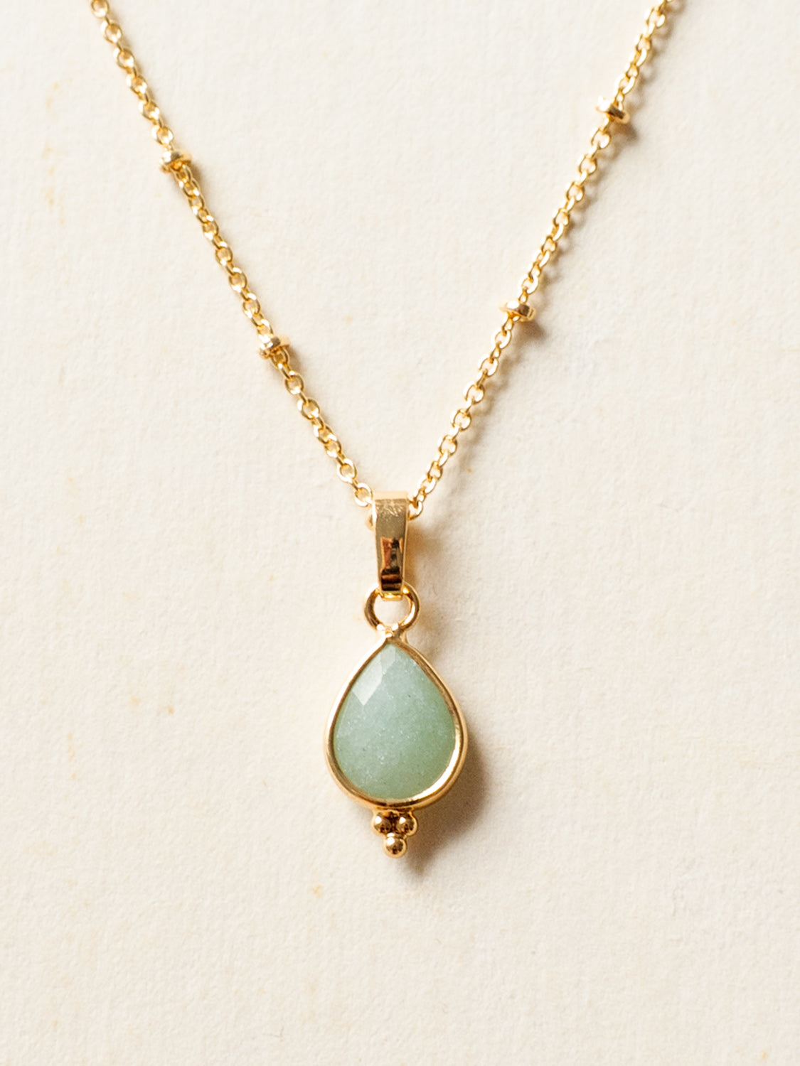 Spiritborn Necklace - Green Aventurine
