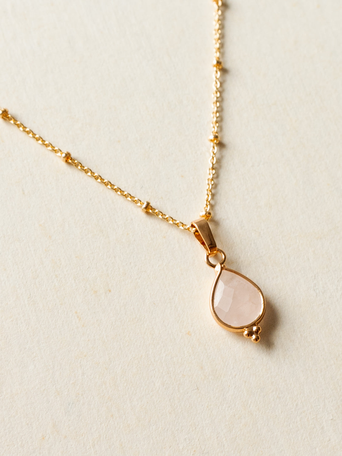 Spiritborn Necklace - Rose Quartz