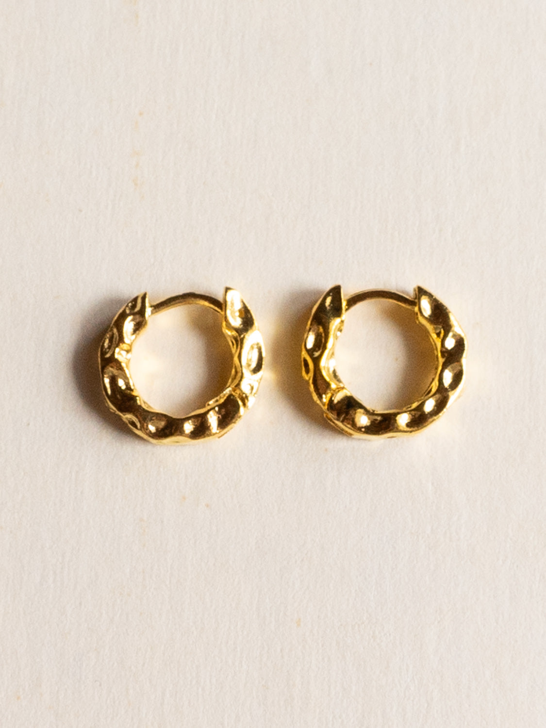 Textured Hoops   Gold2
