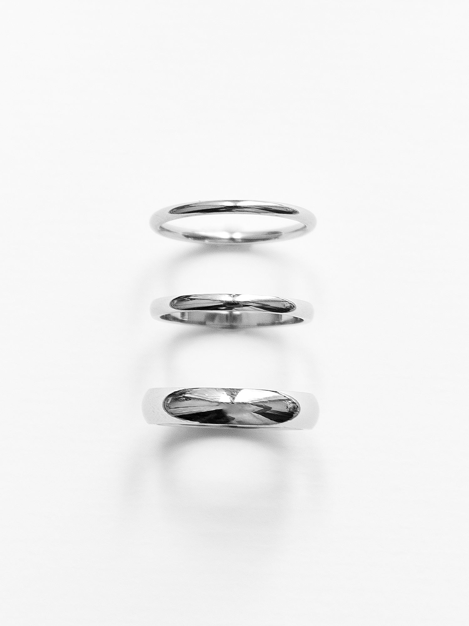 Essential Silver Ring, Stainless Steel 4mm