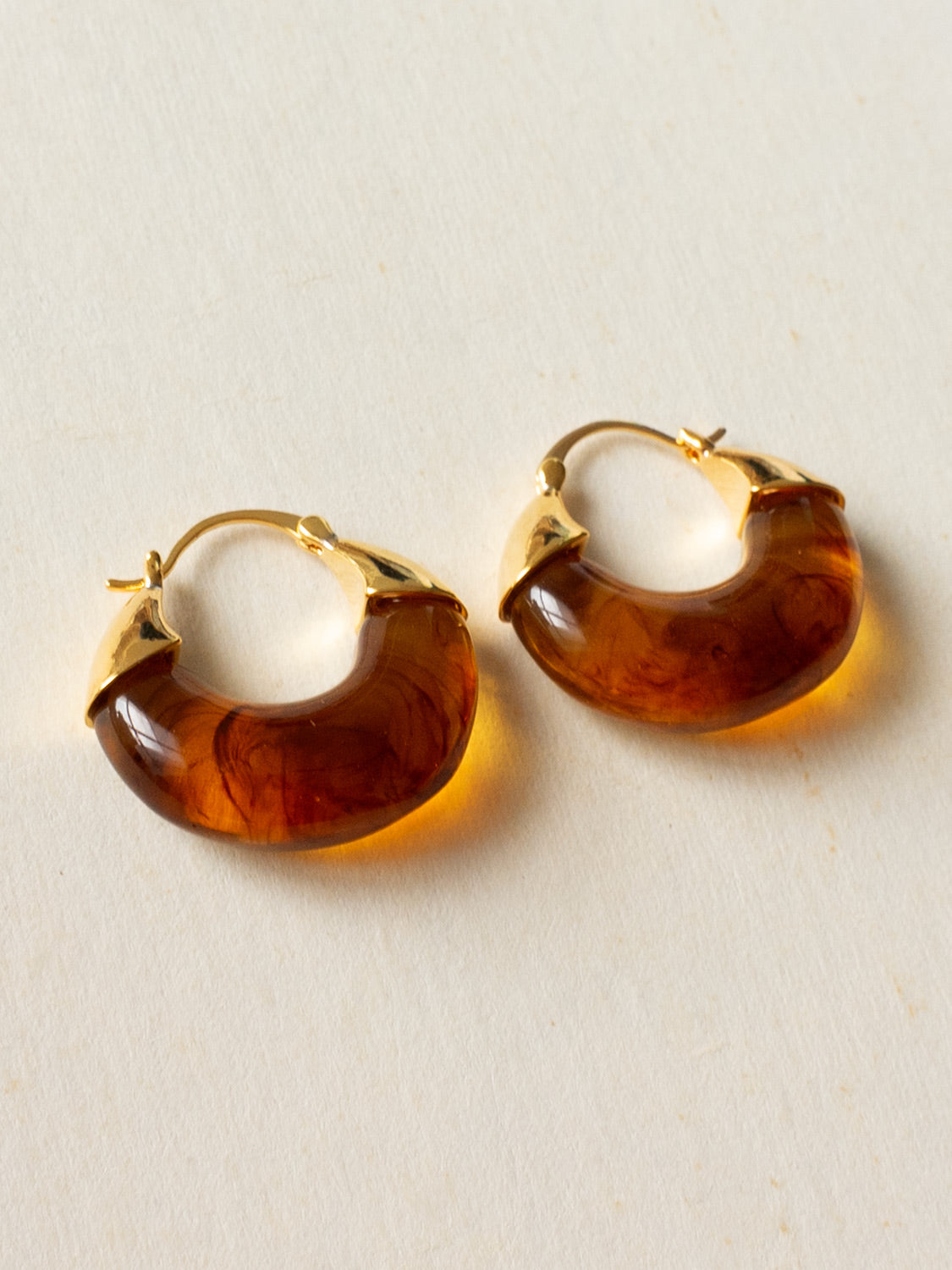 Treasure Boat Hoops   Brown