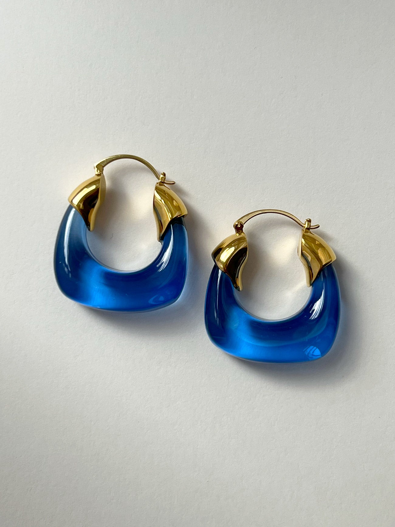 Chunky Hoops - Eclectic Blue