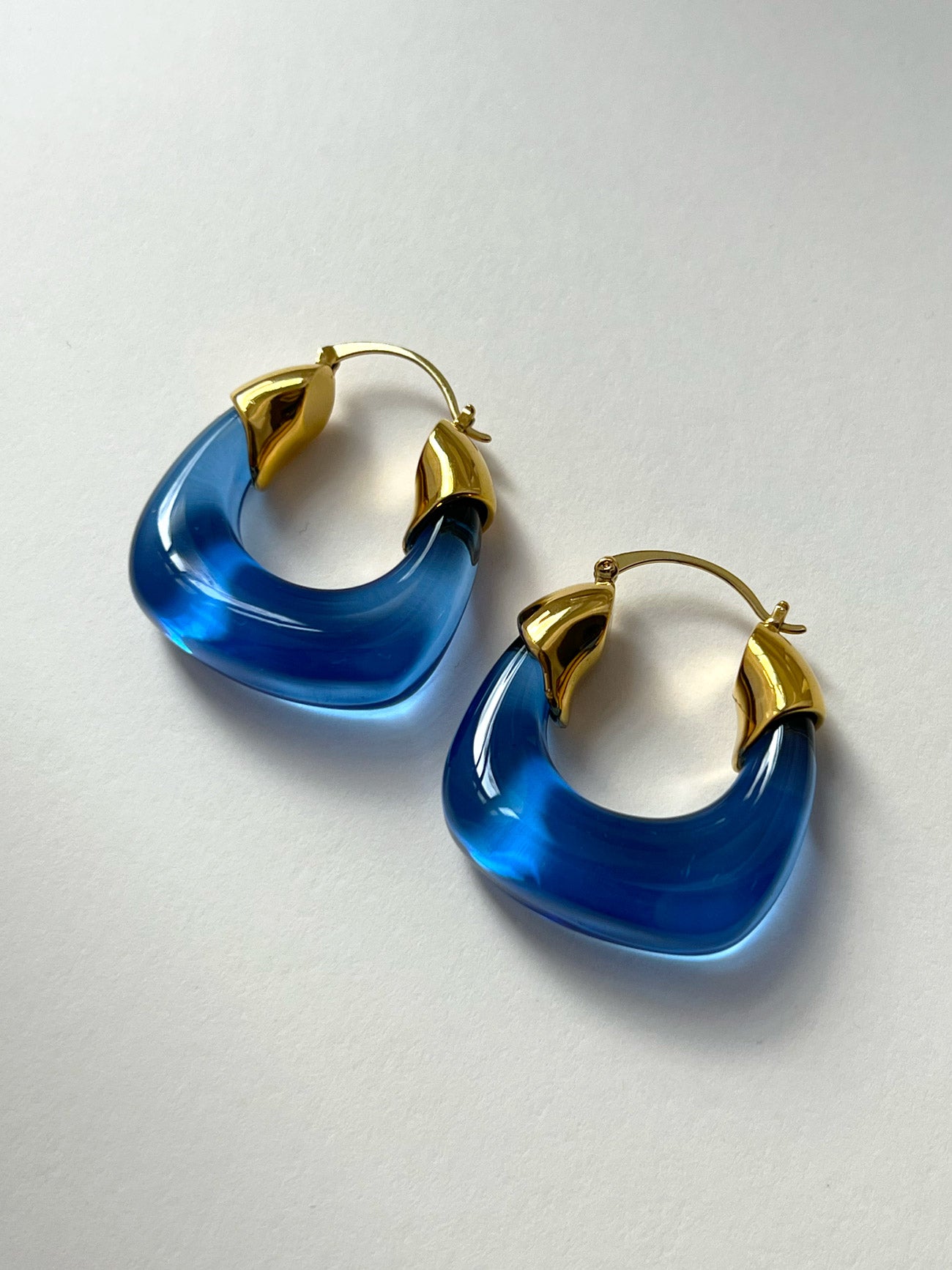 Chunky Hoops - Eclectic Blue