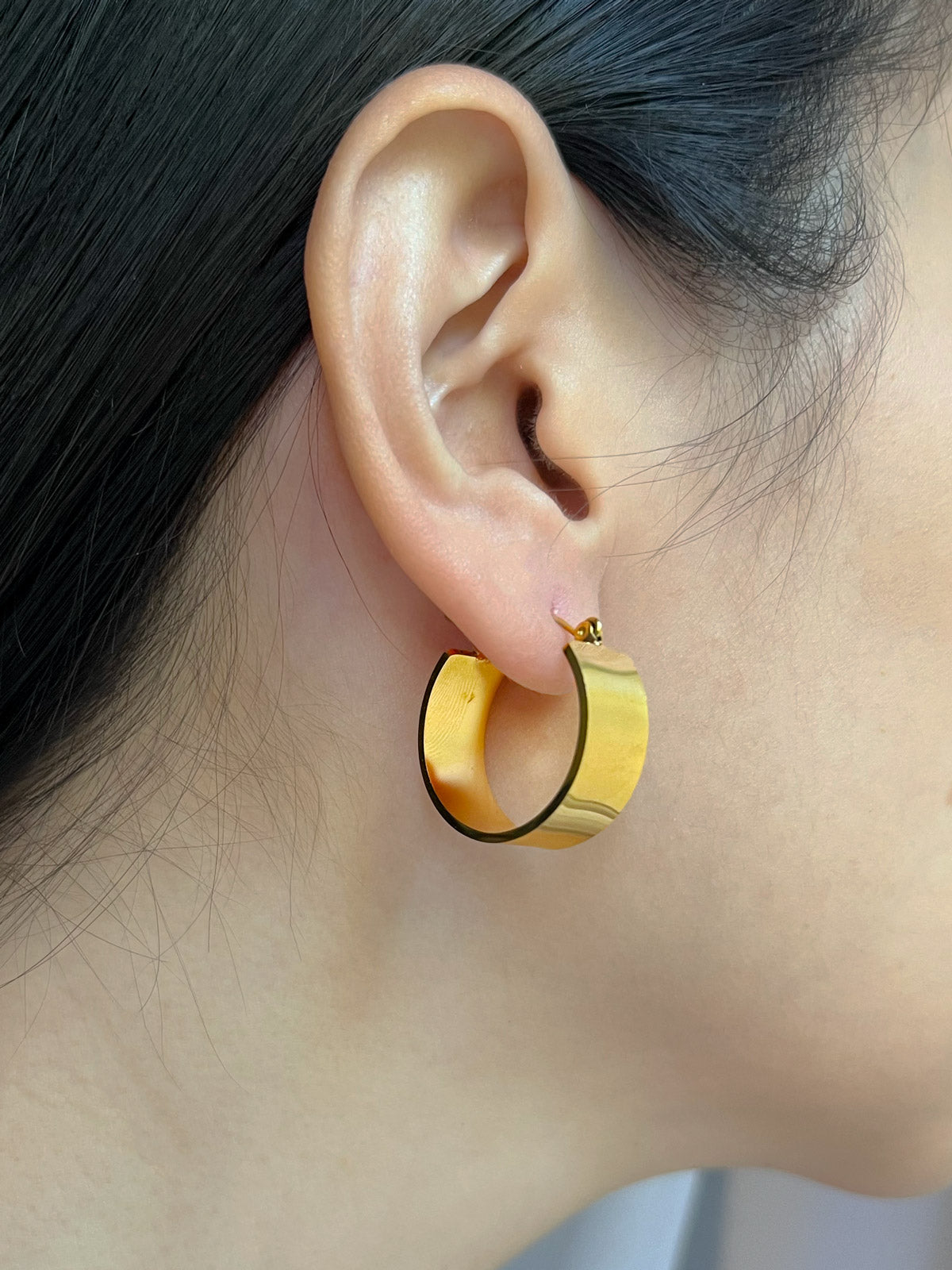 Chic Bold Hoops