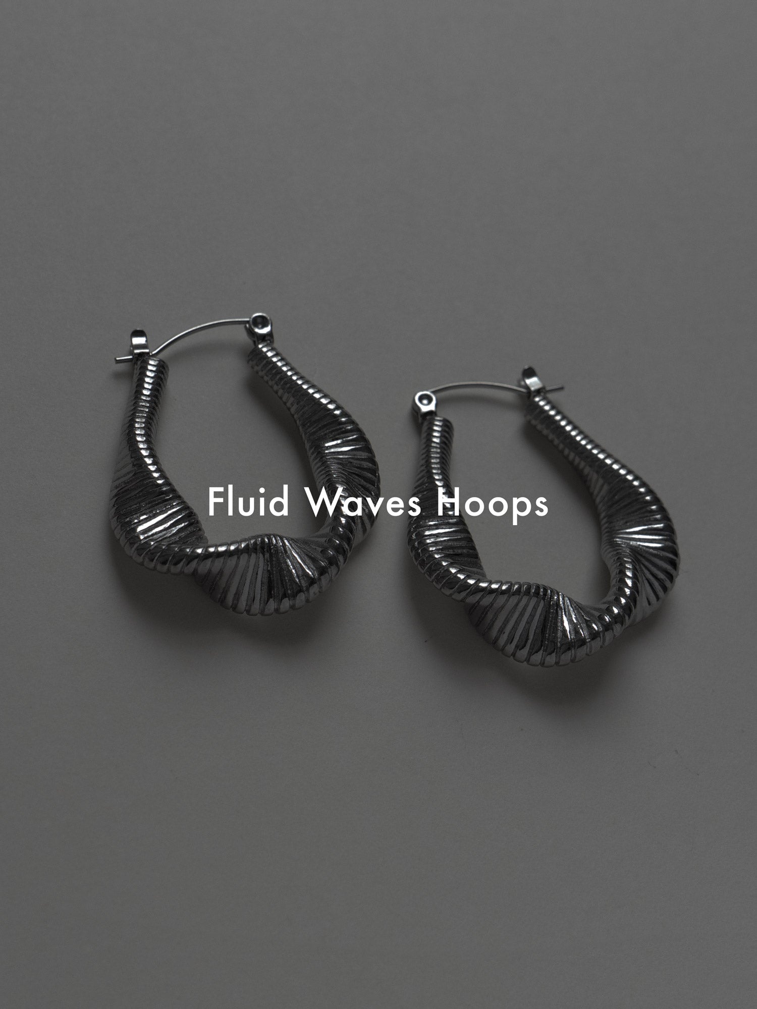 fluid waves hoops silvber6