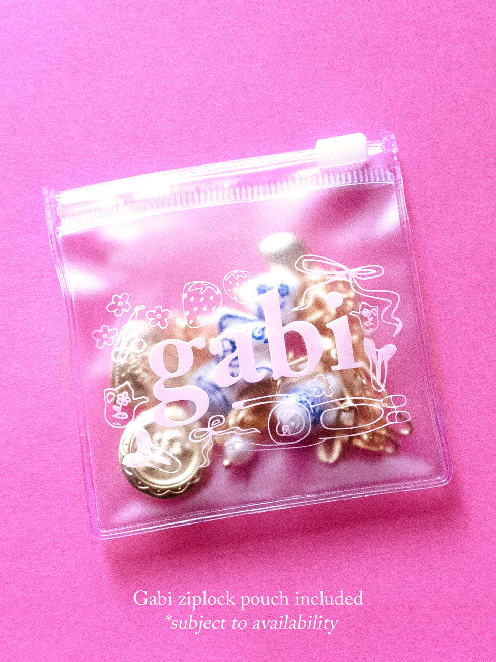 gabi ziplock pony charm necklace