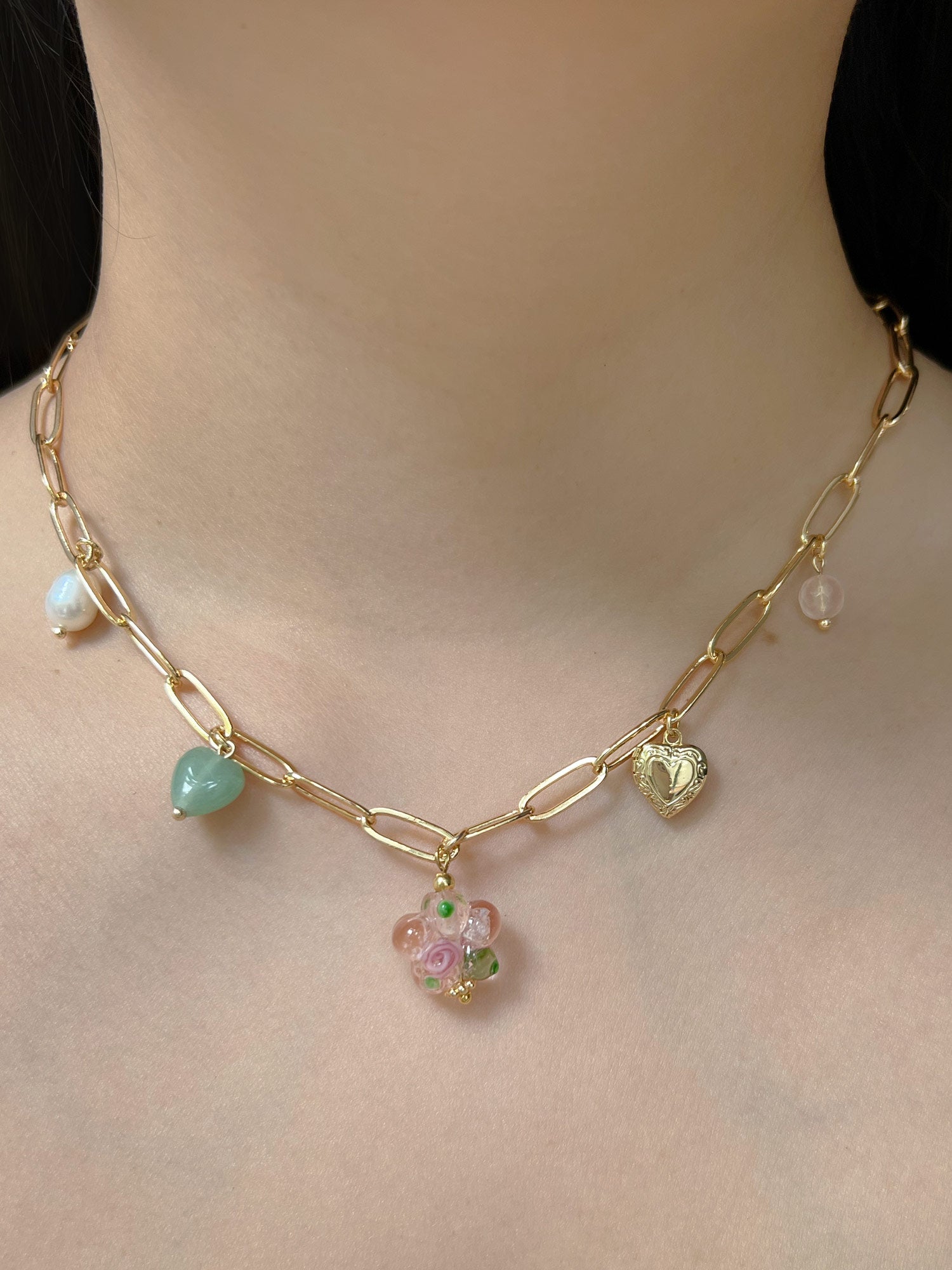 glassflower necklace