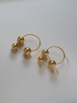 Globule Earrings - Gold