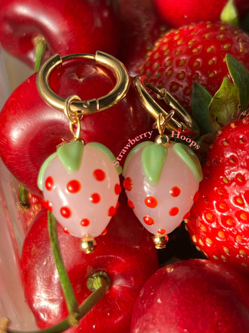 Strawberry Hoops - Red