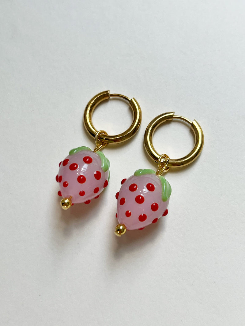 Strawberry Hoops - Pink